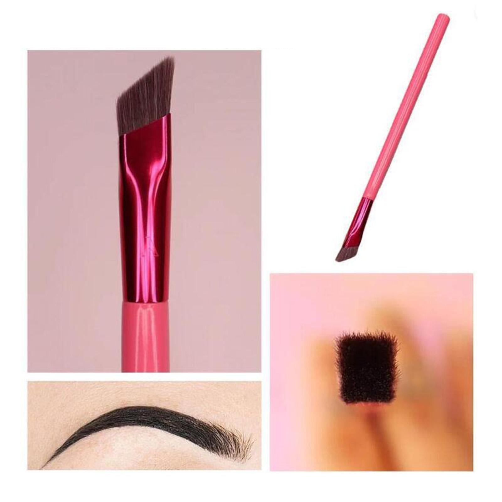 4xMulti Function Eyebrow Brush Square for Powder Cream Gel Concealer Women