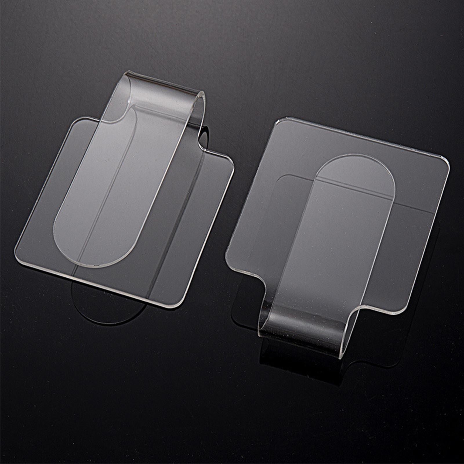 2xAcrylic Cosmetic Mixing Palette Tool for Eye Shadow, Eyelash, Lipsticks Palette 77x60mm