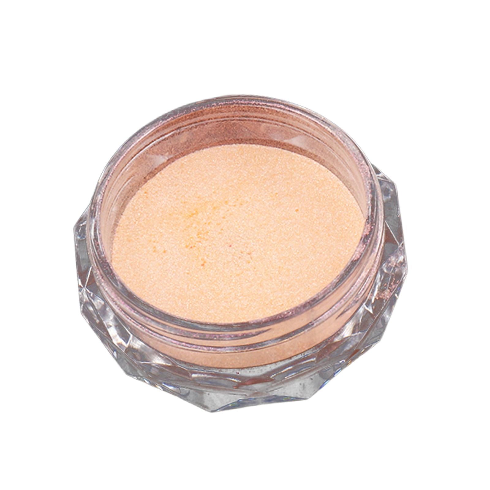 3xChrome Nail Powder Iridescent Pearlescent Mirror Effect for Professionals Orange