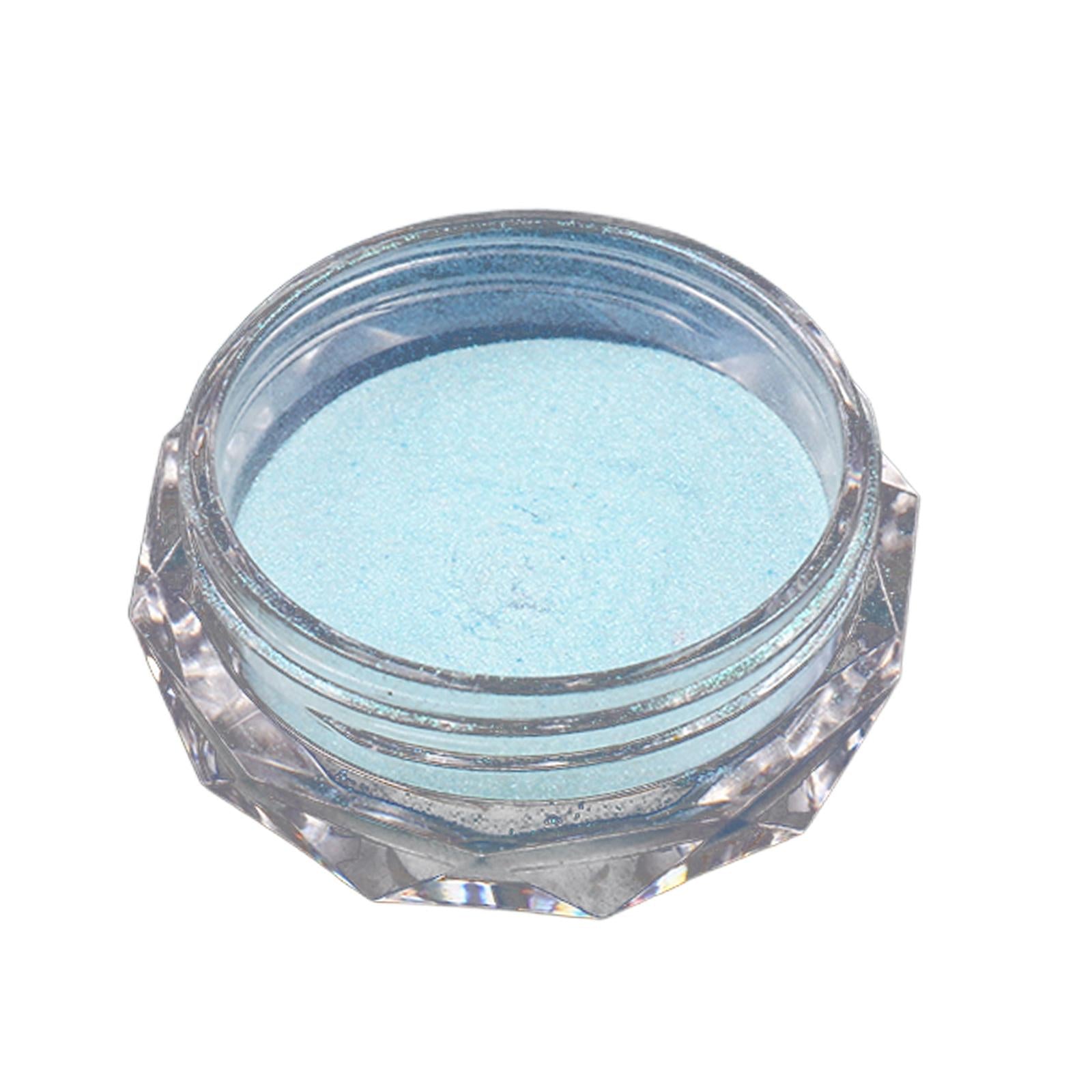 4xChrome Nail Powder Iridescent Pearlescent Mirror Effect for Professionals Blue