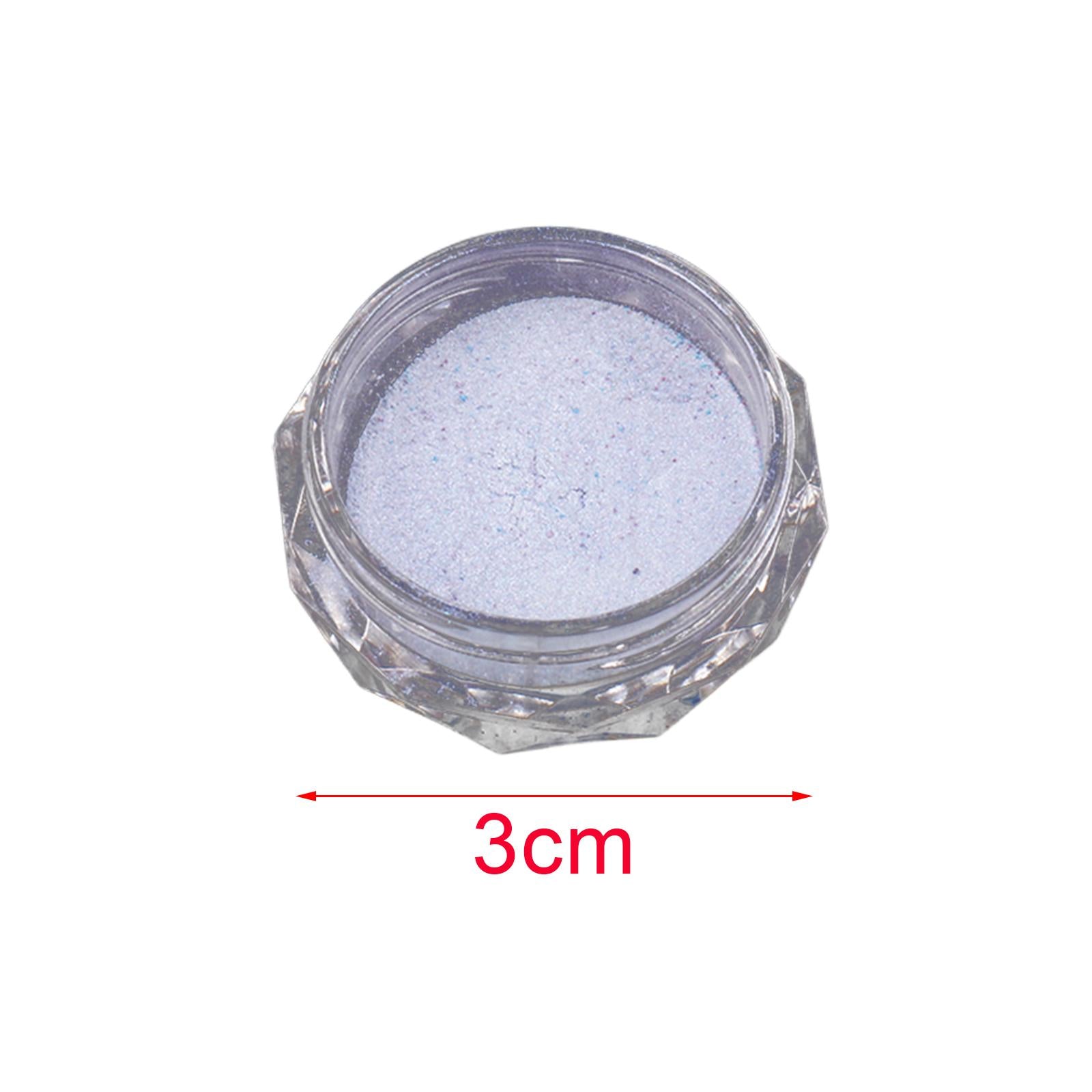 3xChrome Nail Powder Iridescent Pearlescent Mirror Effect for Professionals Deep Purple