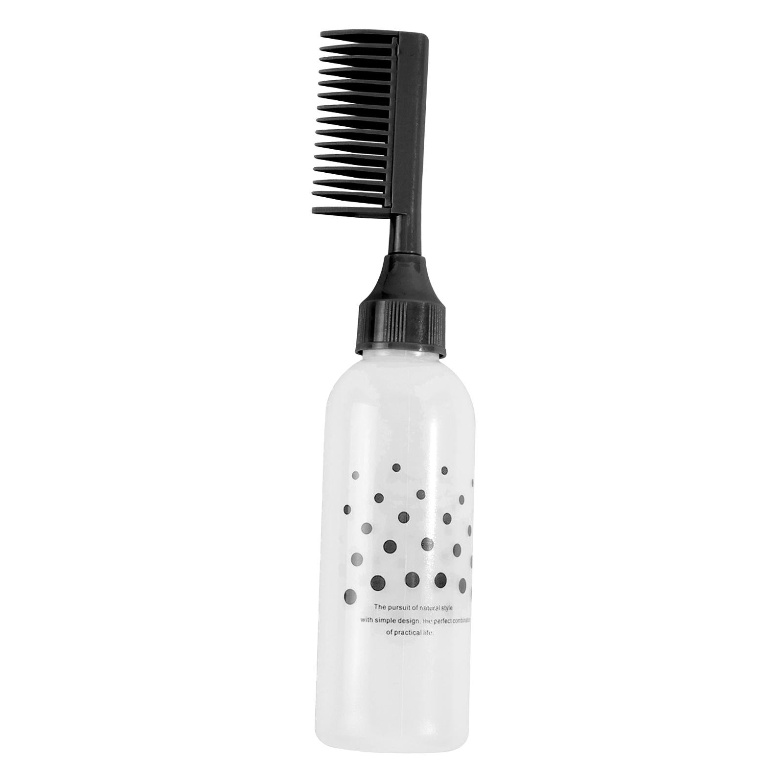3xroot comb Bottle Accessories Hair Coloring Dyeing Bottle for Home Black