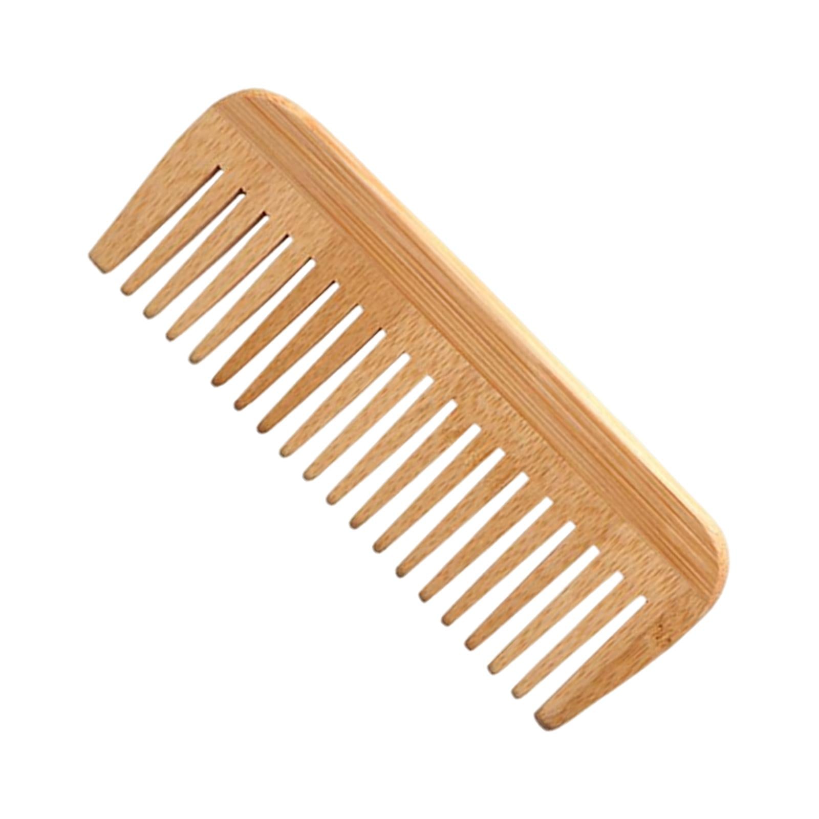 3xBamboo Hair Comb Wide Tooth Detangling Comb Detangling for wet and dry Hair