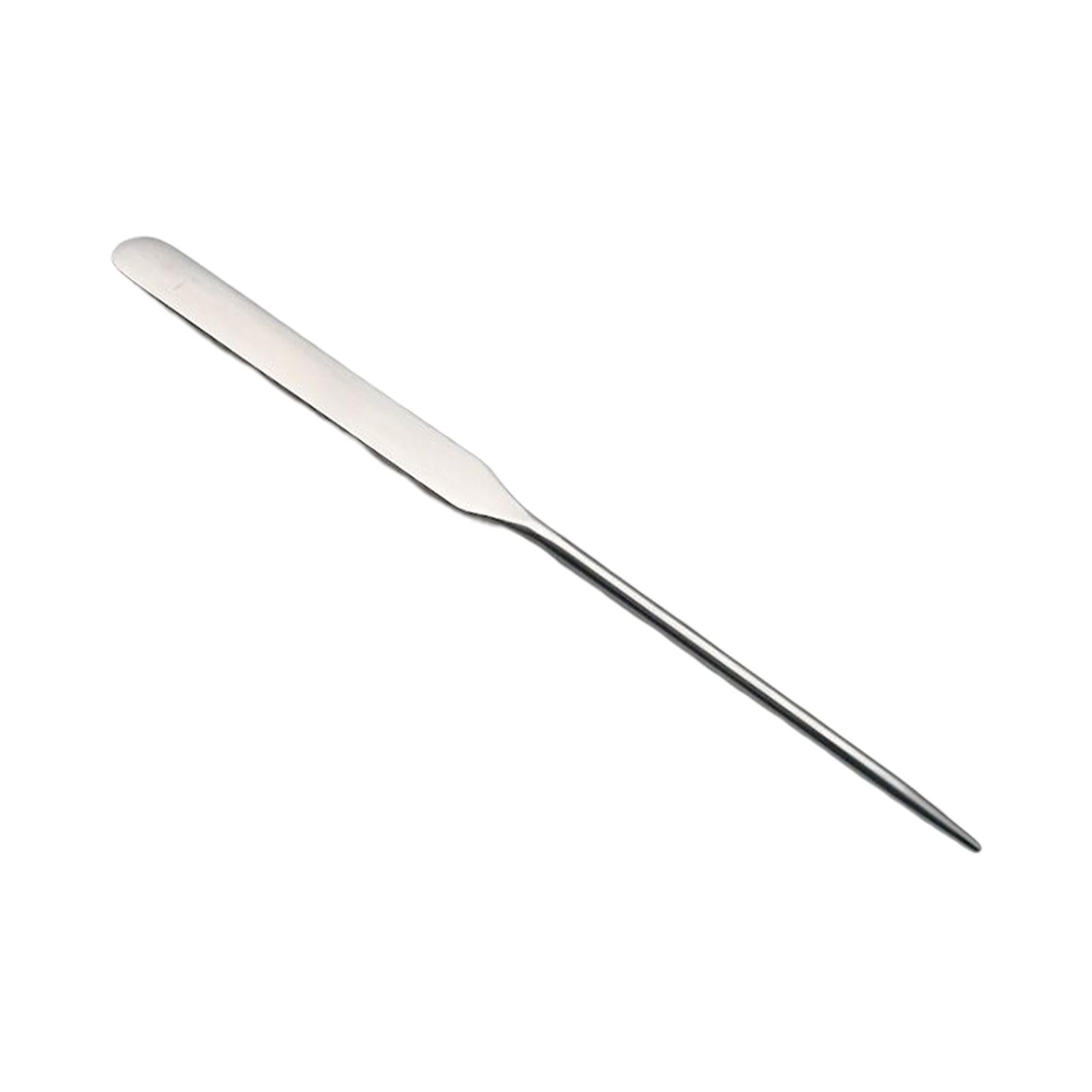4xMakeup Spatulas for Girls Women for Palette Mixing and Sampling Foundation Argent