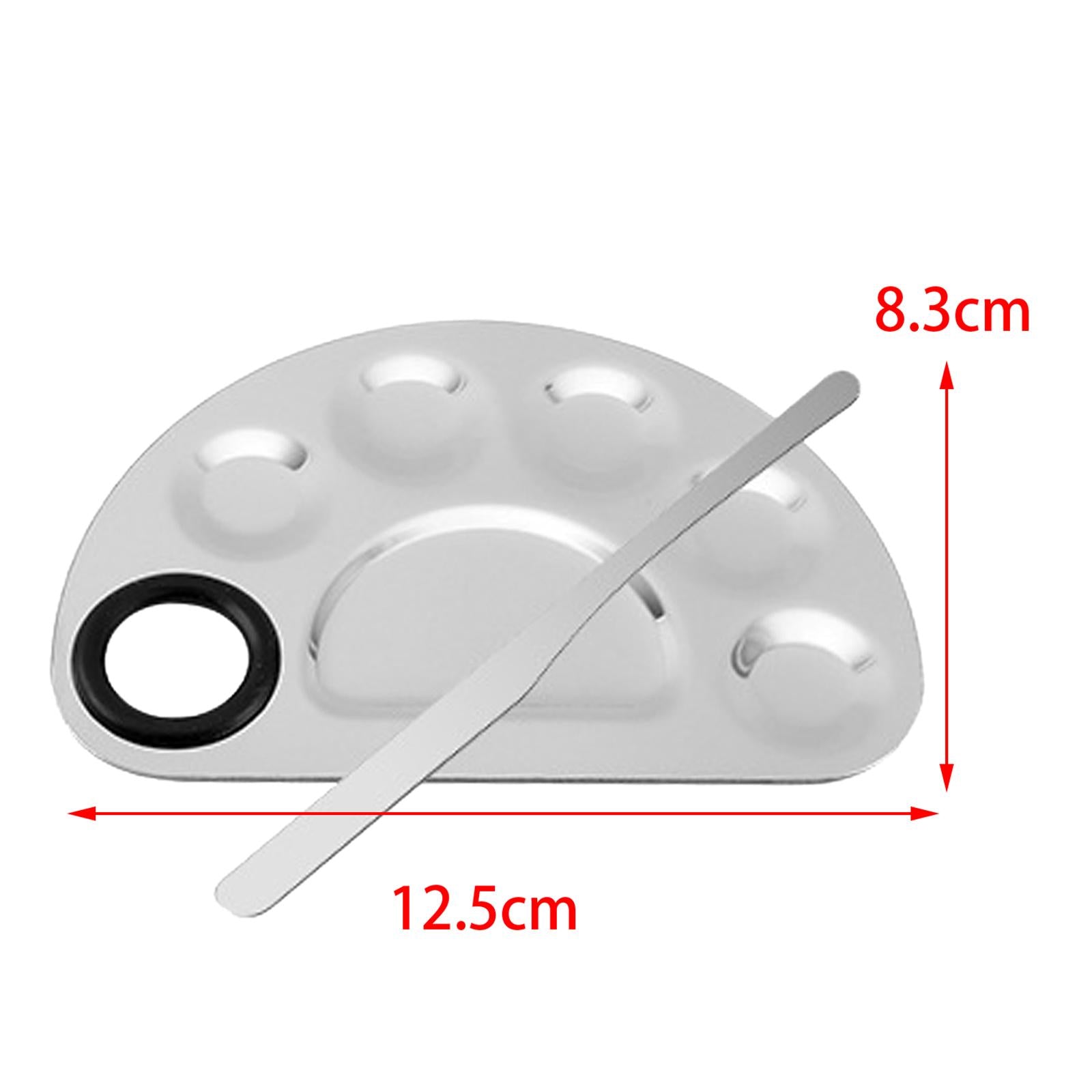 4xProfessional Makeup Mixing Palette Reusable for Blush Pigment Beginners