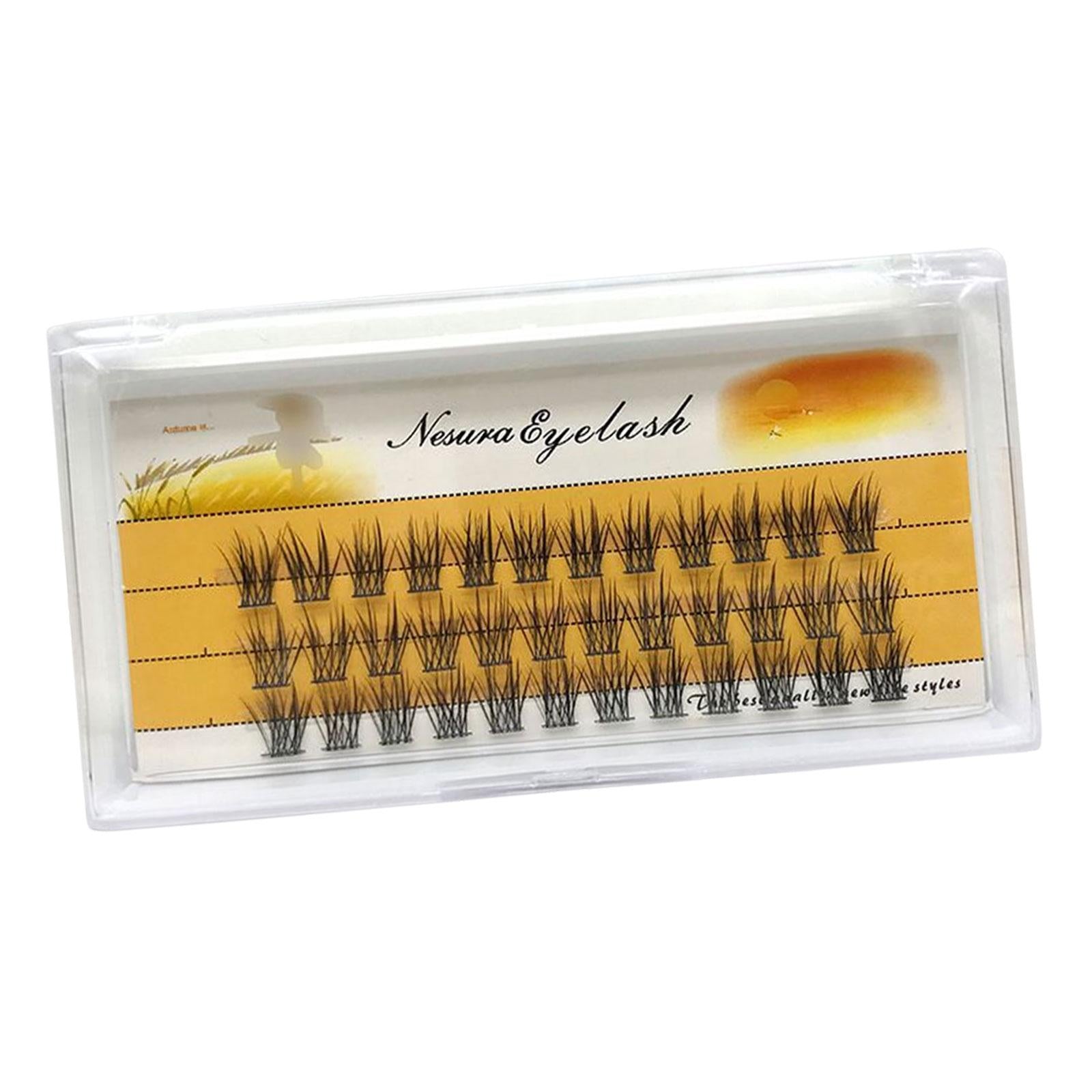 3xSegmented False Eyelashes Eyelash Extension Bunches Wispy Natural DIY Soft 12mm