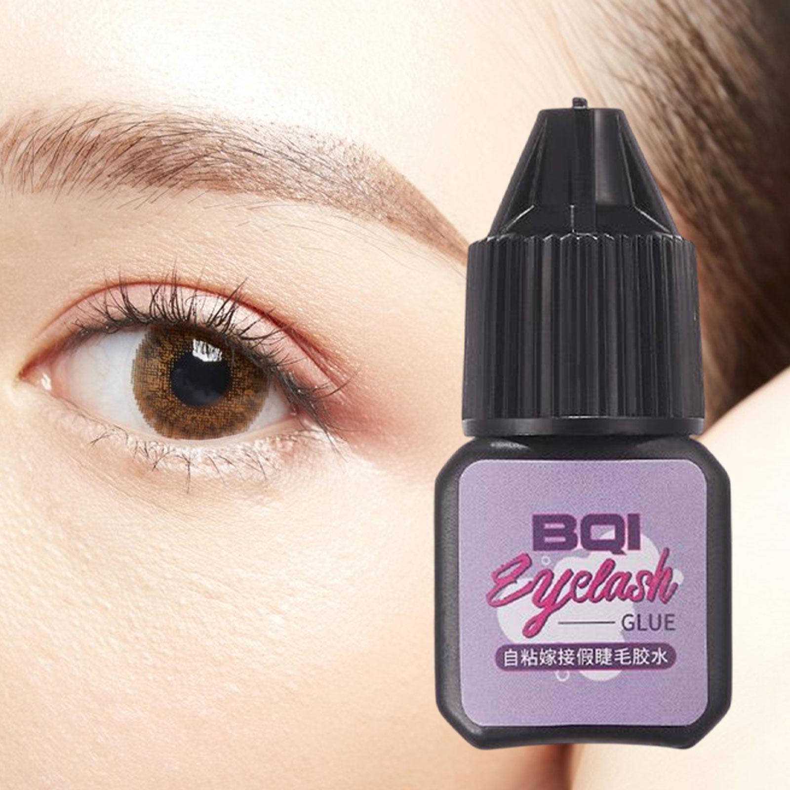 2x5ml Eyelash Extension Glue Lash Glue Quick Drying Eyelash Adhesives DIY Black