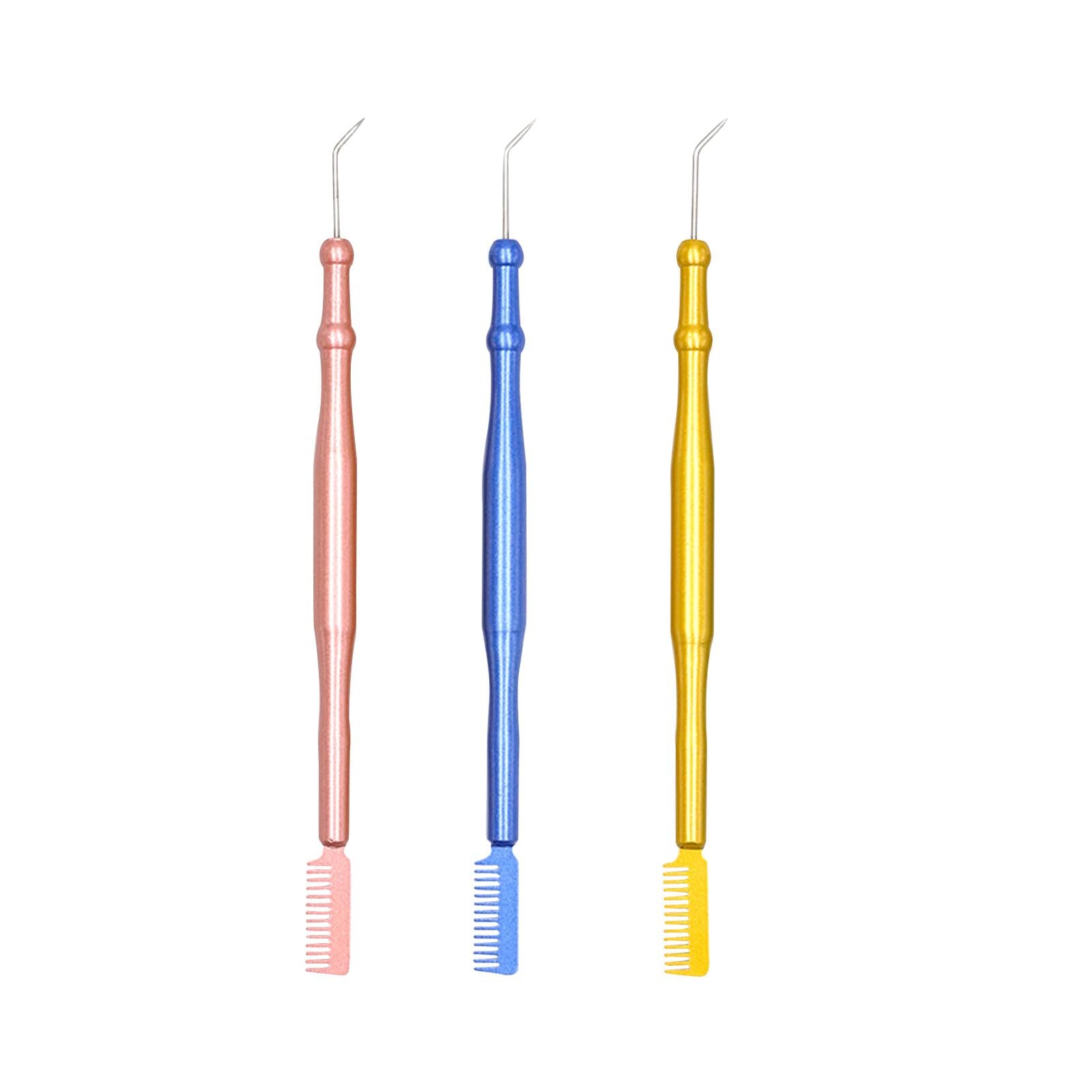 3xLash Lift Tool with Separating Comb for Eyelash Eyebrow Perming Tinting Pink