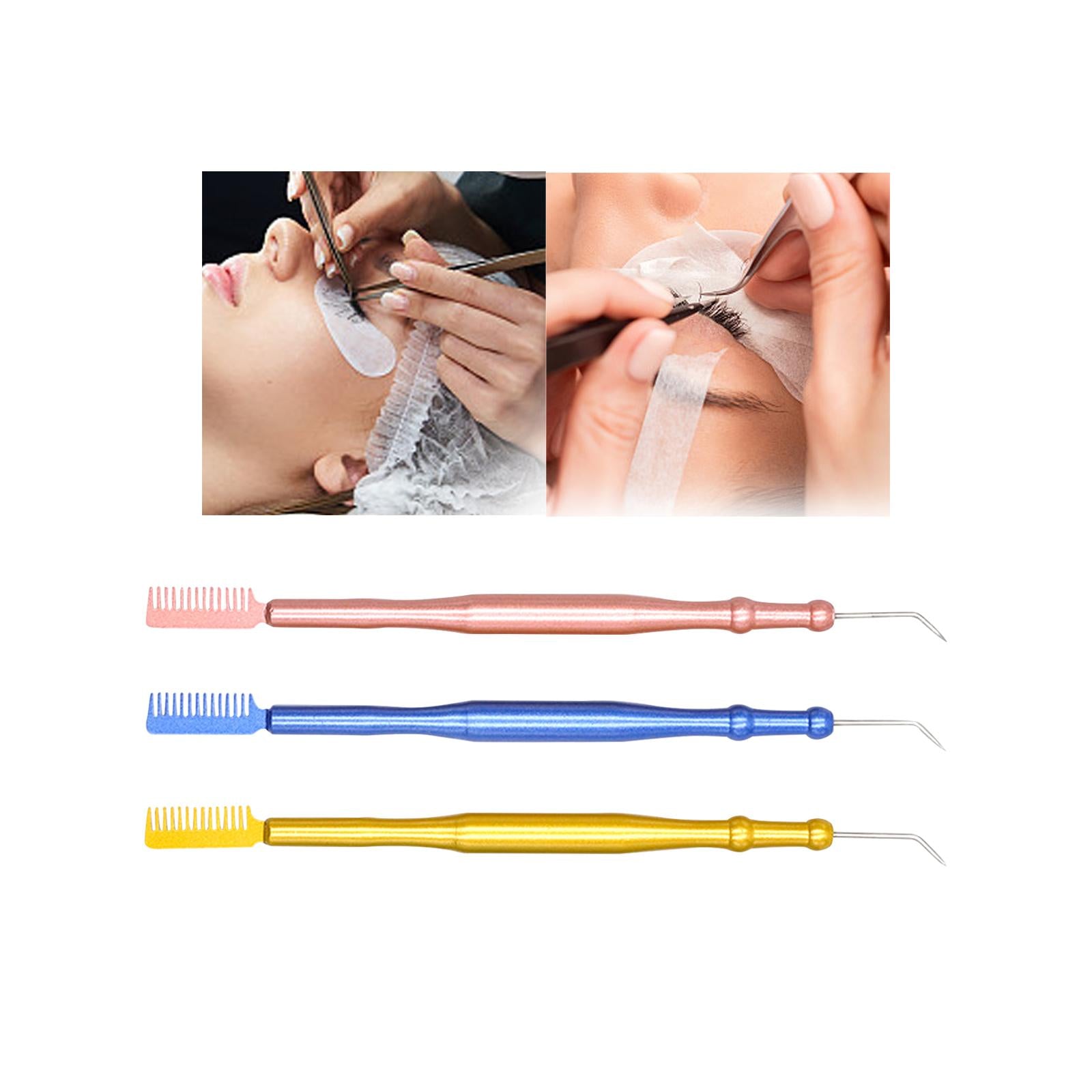 3xLash Lift Tool with Separating Comb for Eyelash Eyebrow Perming Tinting Pink
