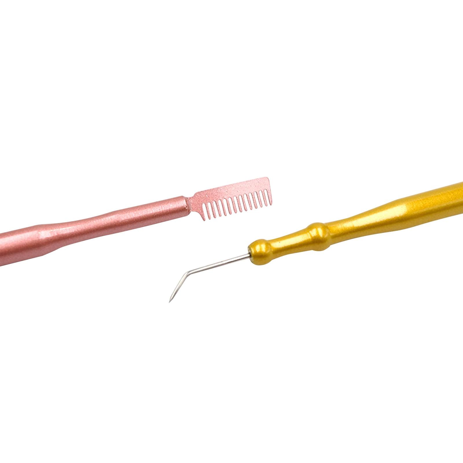3xLash Lift Tool with Separating Comb for Eyelash Eyebrow Perming Tinting Pink