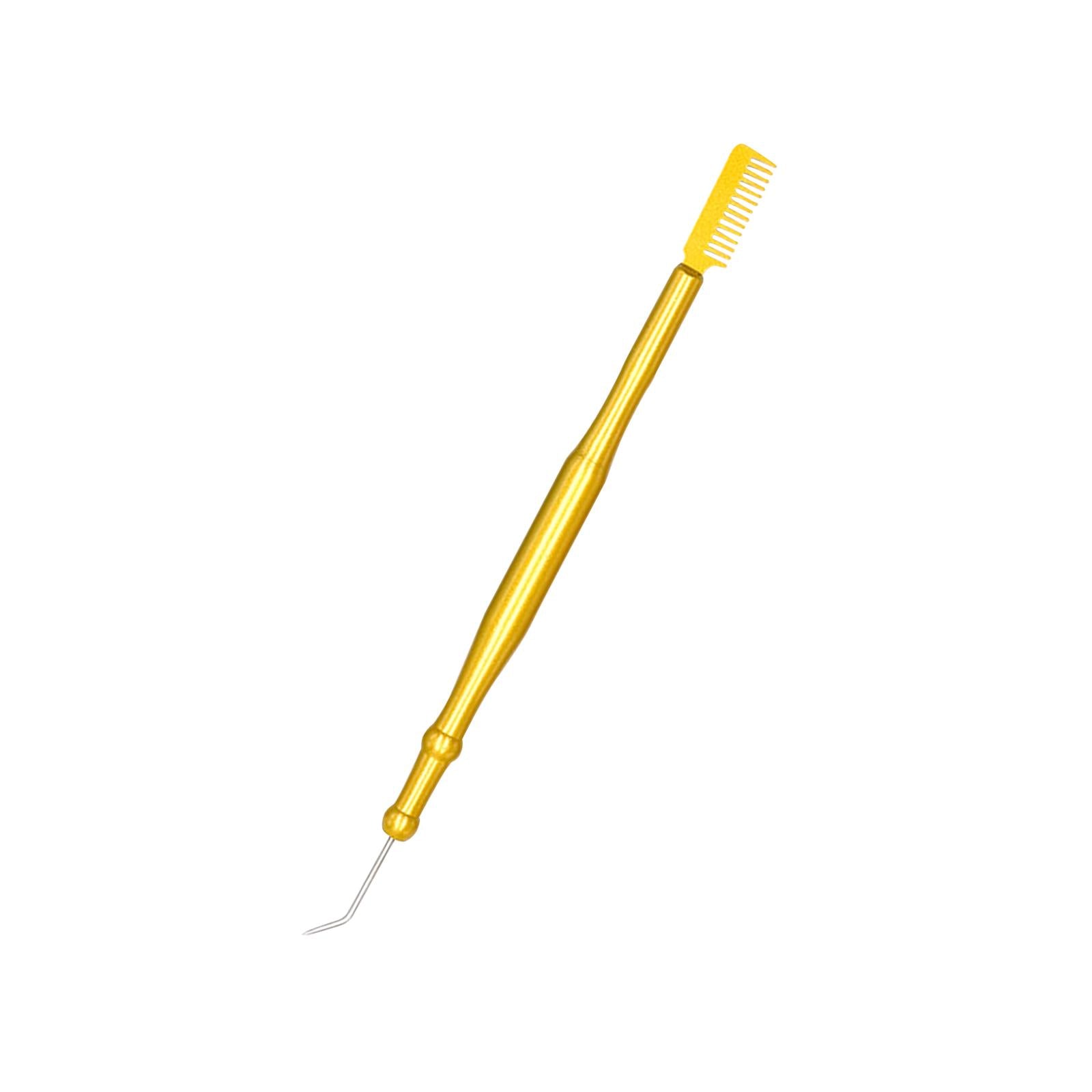 3xLash Lift Tool with Separating Comb for Eyelash Eyebrow Perming Tinting Yellow