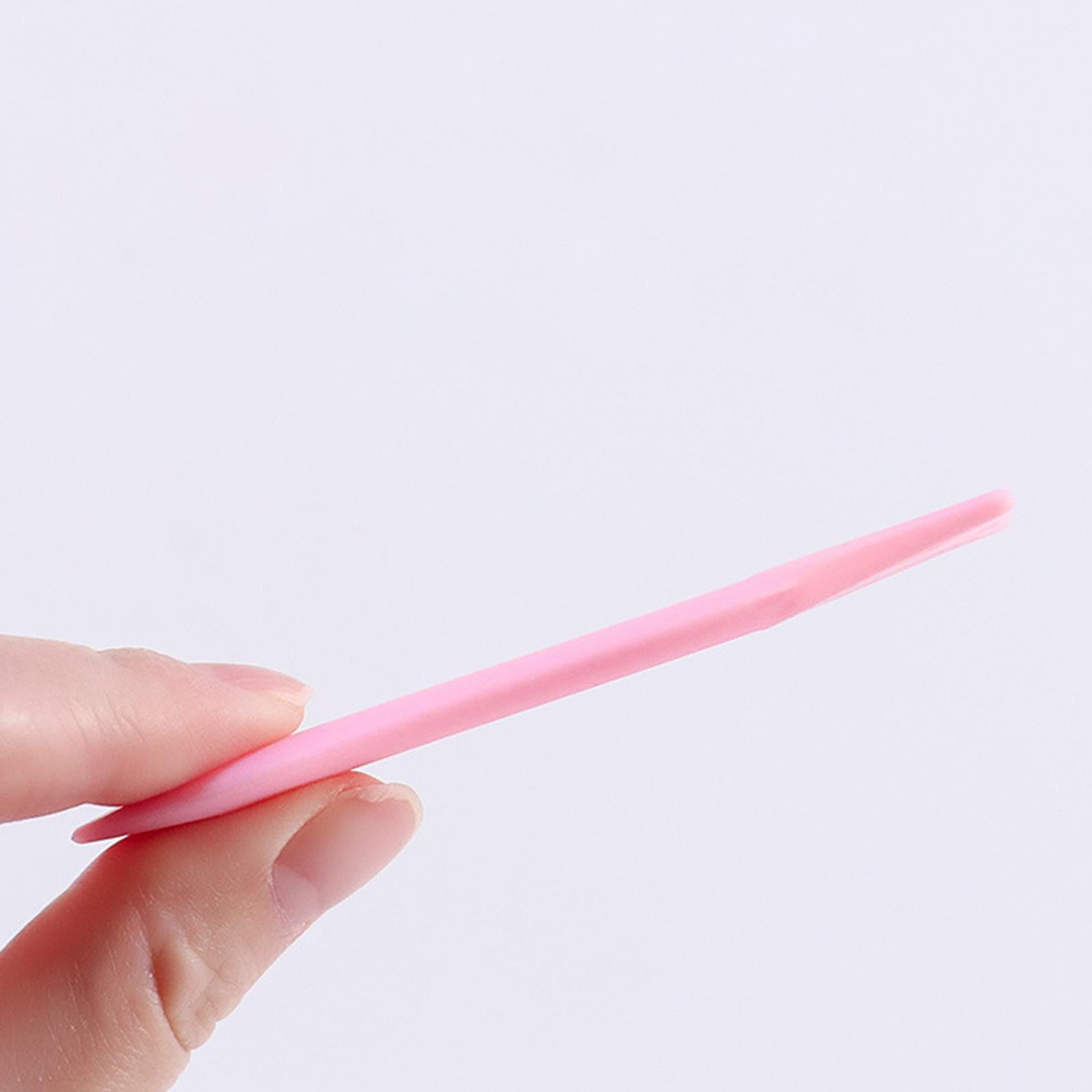 3xReusable Eyeliner Stencils Silicone Template Assistant Helper Washable pink 1pc