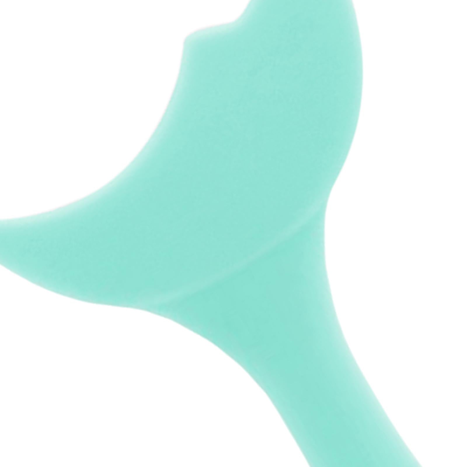 2xReusable Eyeliner Stencils Silicone Template Assistant Helper Washable green 1pc