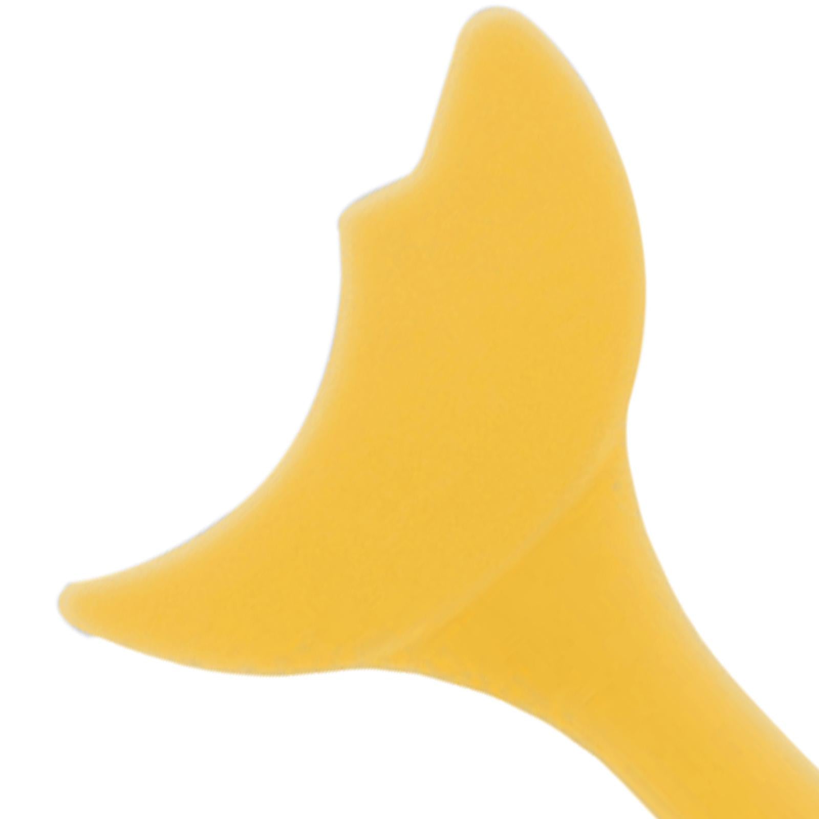 2xReusable Eyeliner Stencils Silicone Template Assistant Helper Washable yellow 2pcs