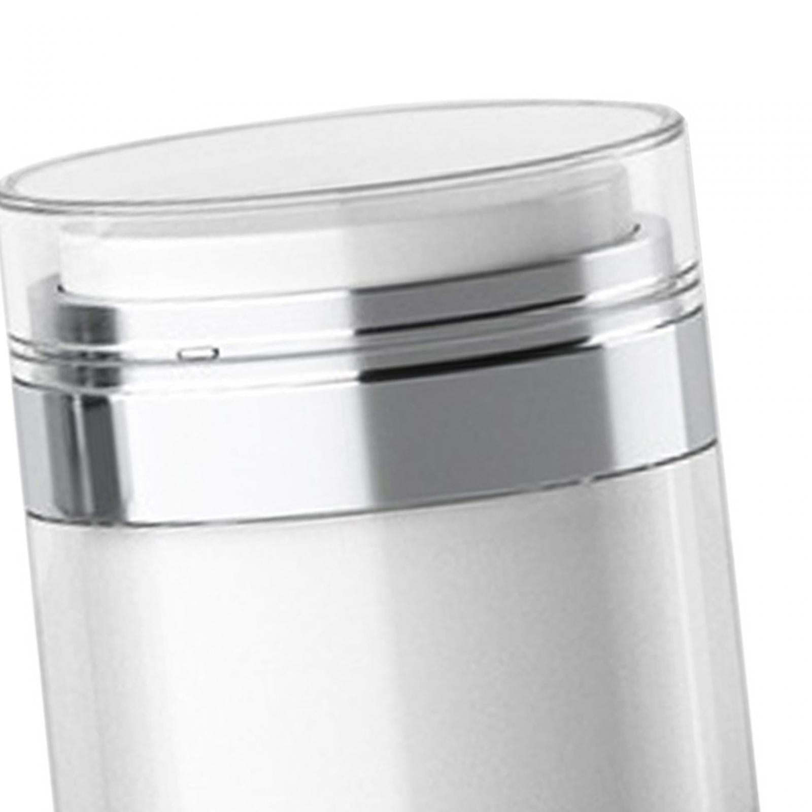 4xAirless Pump Jar Leakproof Portable Vacuum Press Face Cream Jar for Lotions 30ml