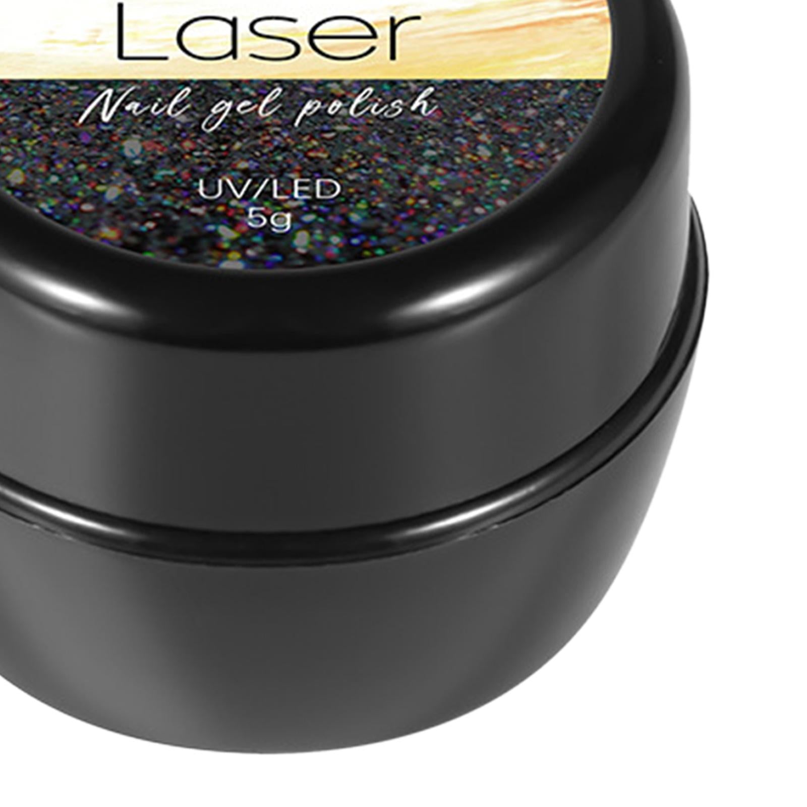 3xGlitter Gel Nail Polish Saprkling Sequins for Home DIY Manicure Nail Art