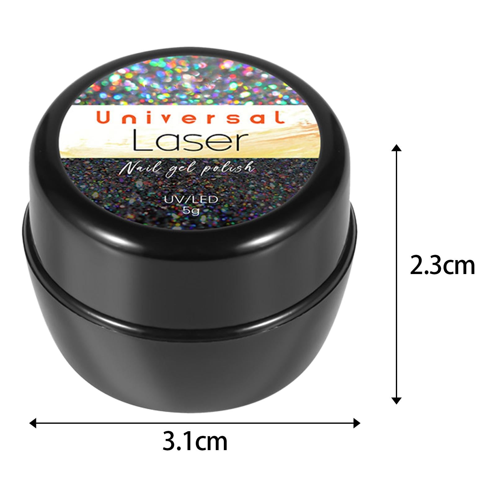 3xGlitter Gel Nail Polish Saprkling Sequins for Home DIY Manicure Nail Art