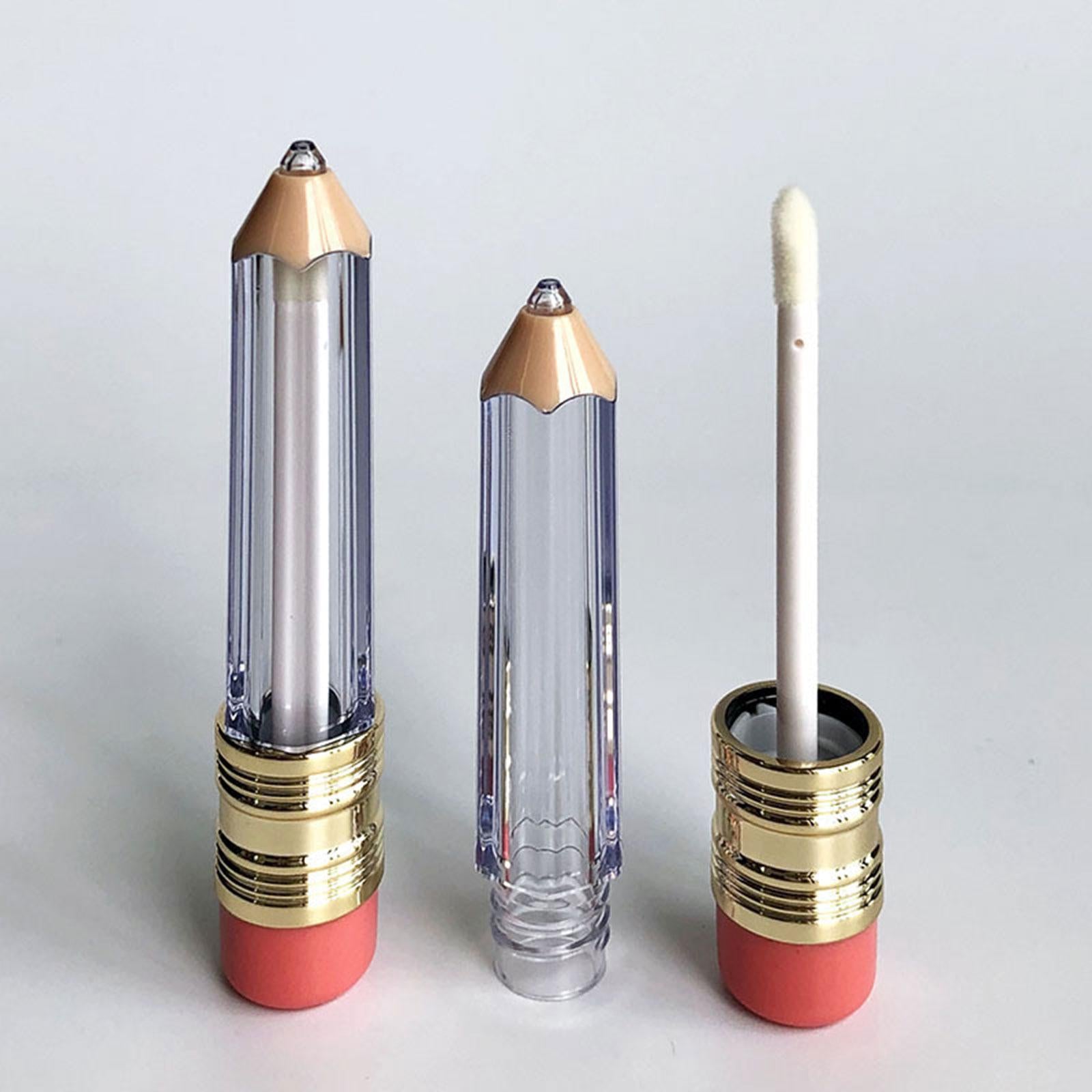 2xLip Gloss Tubes DIY Cosmetics Containers Transparent for Women Girls DIY  Style B