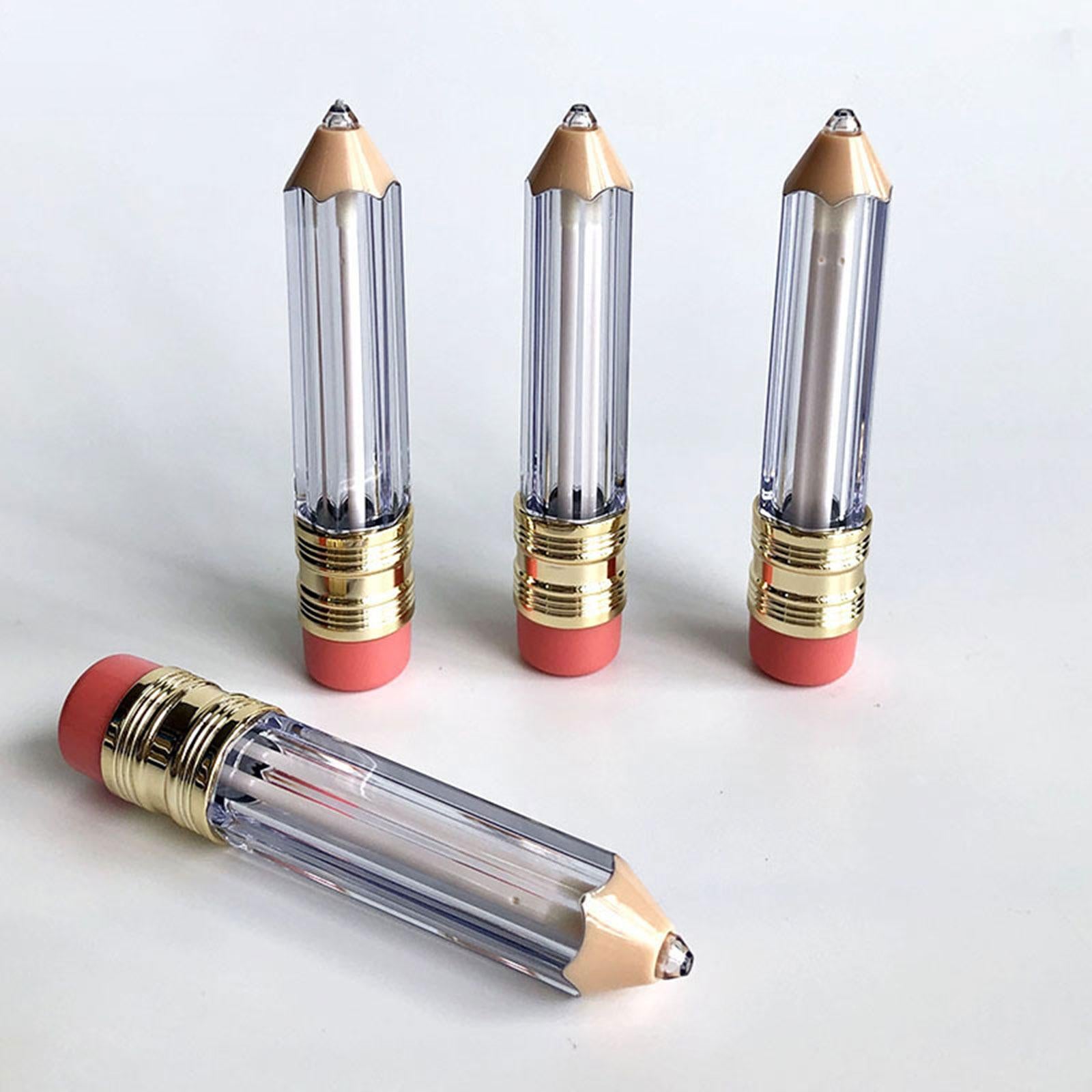 3xLip Gloss Tubes DIY Cosmetics Containers Transparent for Women Girls DIY  Style B