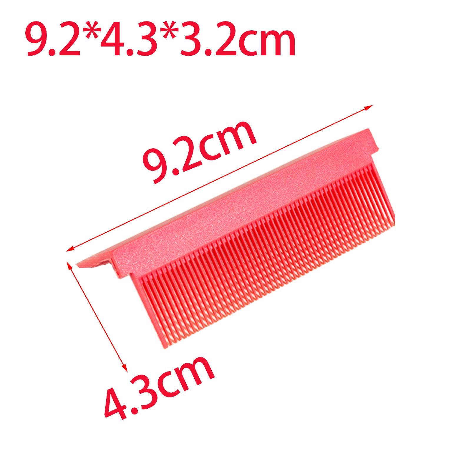 4xHair Straightener Comb Attachment Barber Styling Tool Detangling Accessory Red