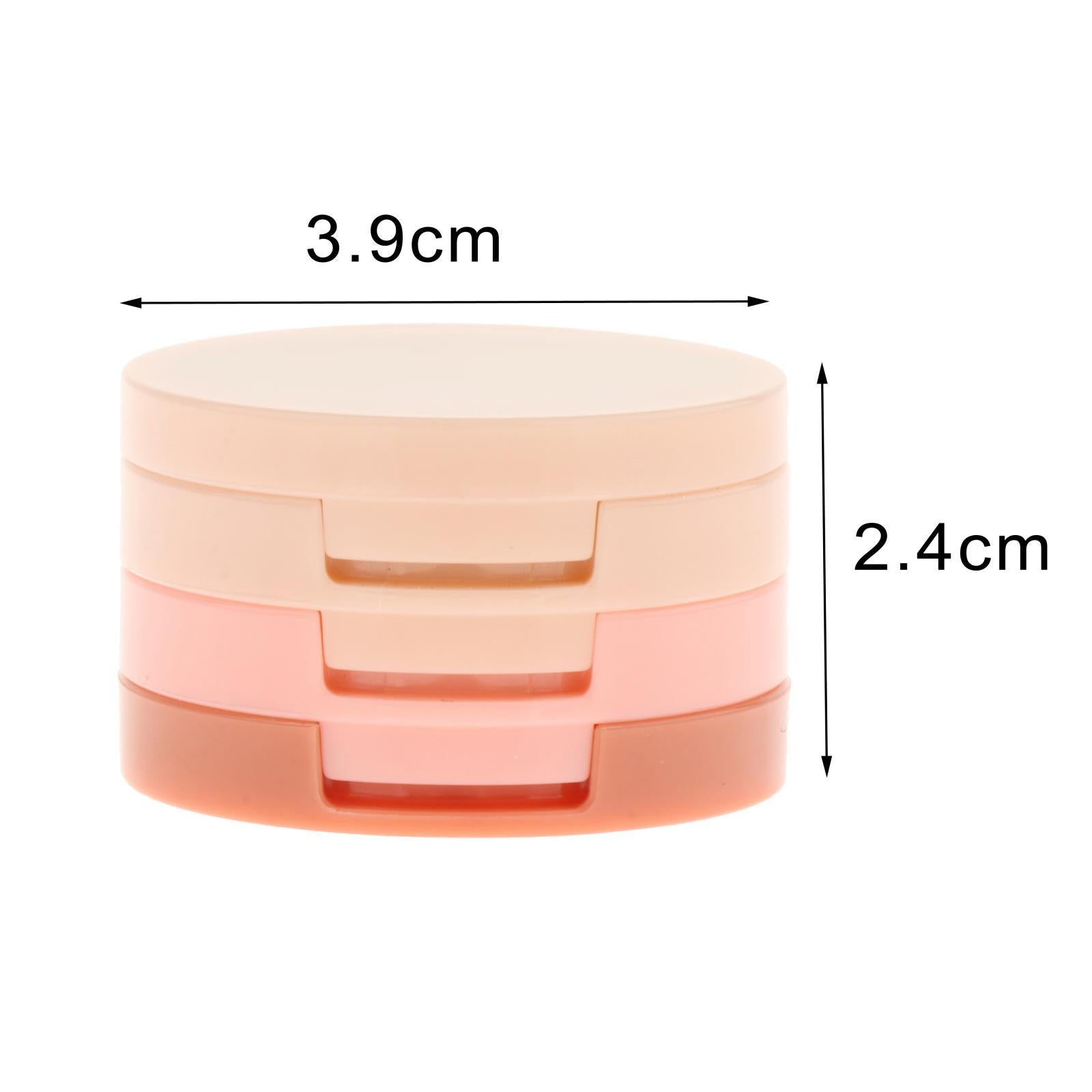 4xBlush Palette Multifunctional Face Palette Blush Powder for Holiday Gift Set Style A