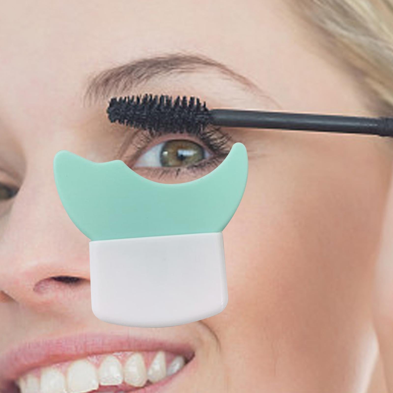 3xEyeliner Stencil Eyeshadow Stencil Eyeshadow Applicators Plate Eyelash Guard Green