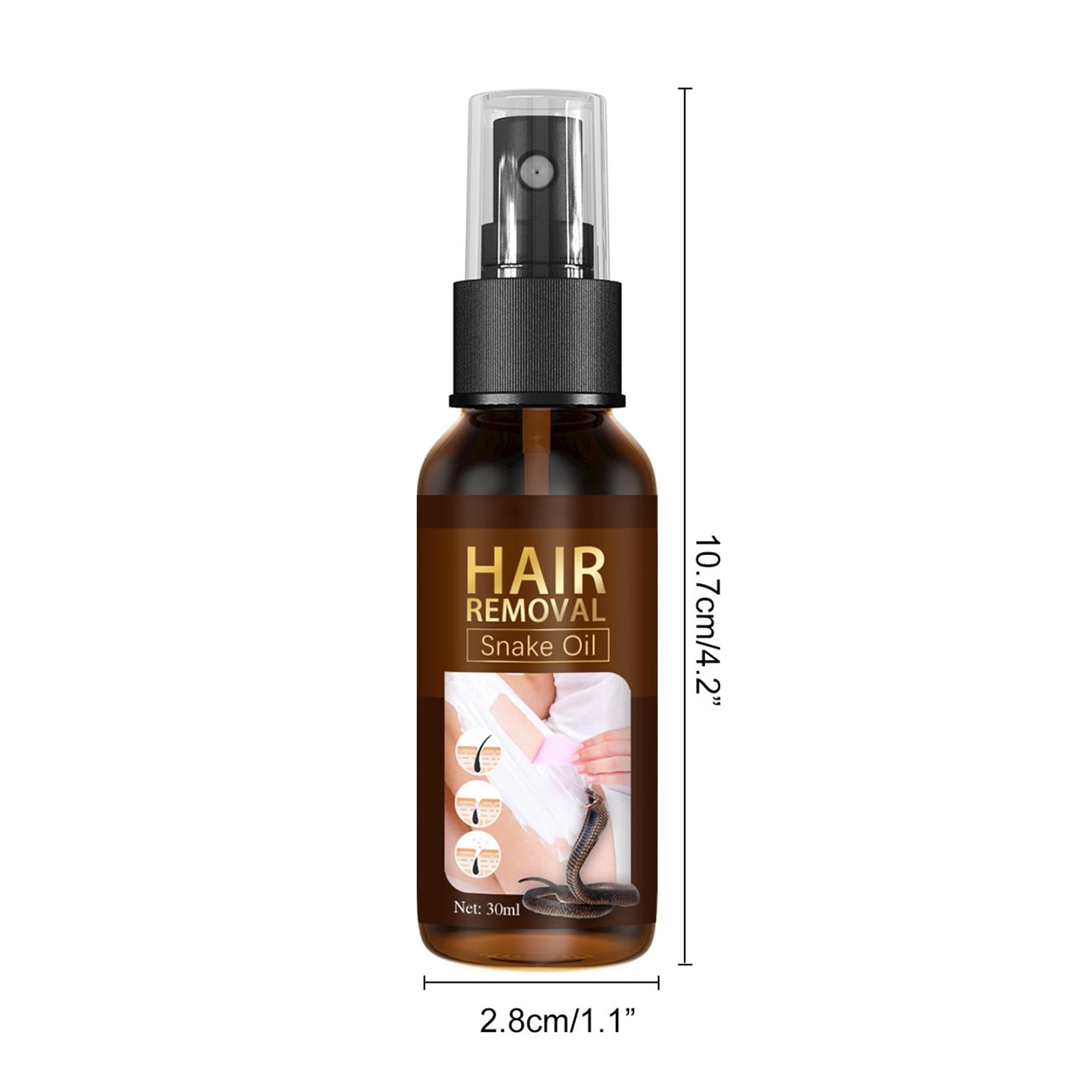 3xPainless Hair Removal Cream Spray Hair Removal Spray Foam for Back Body Arms