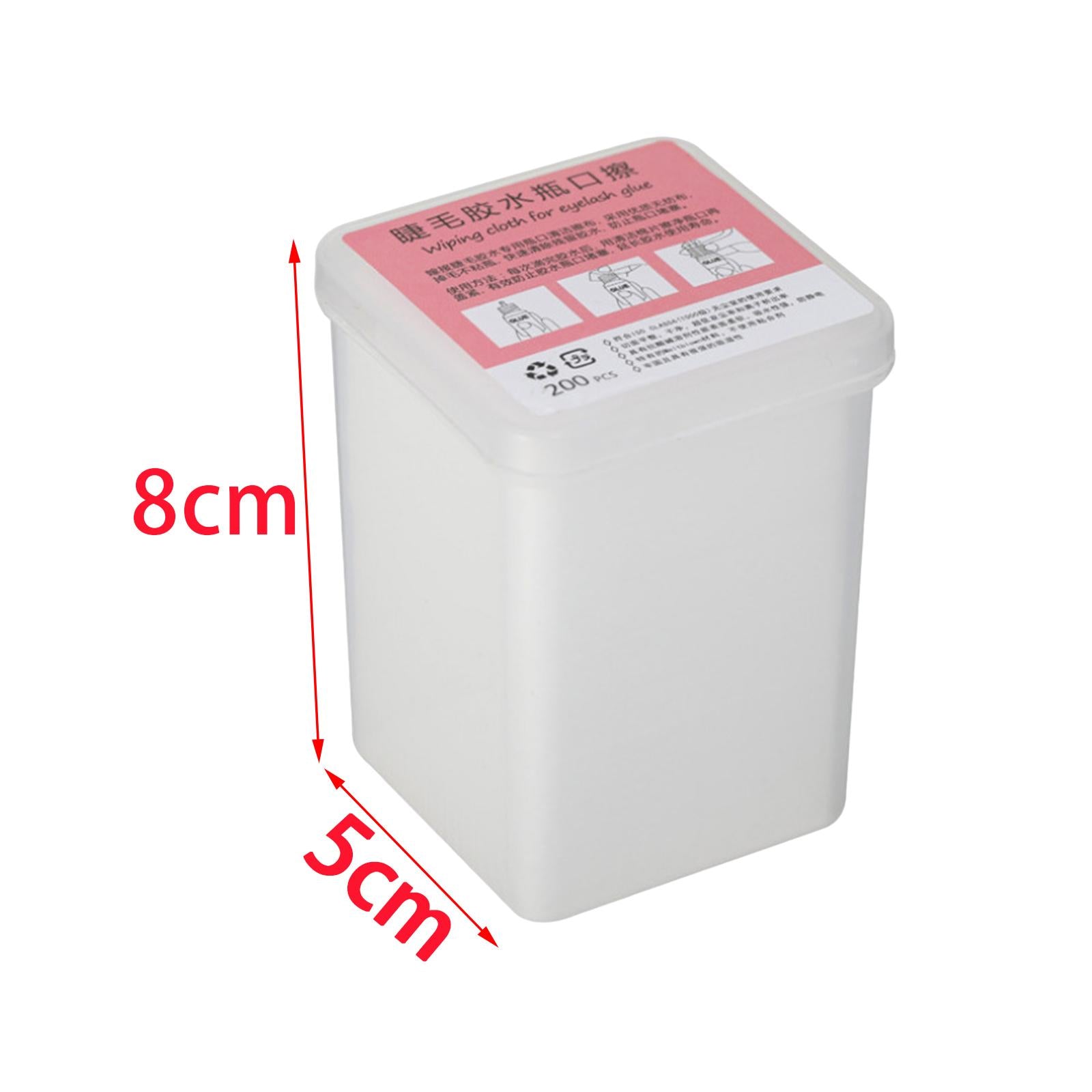 2x200Pcs Lash Extensions Glue Wipes for Eyelash Extension Eyelash Glue Cleaner