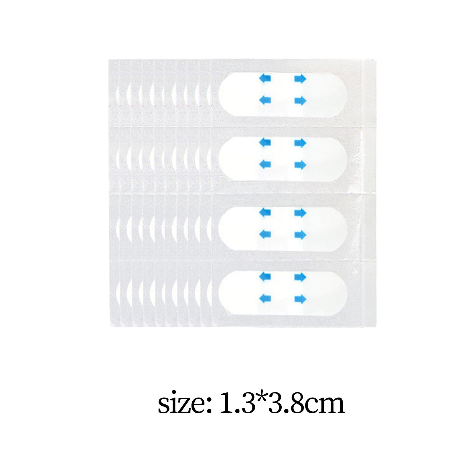4x40 Pieces Face Lift Tape Invisible for Double Chin Jowls Thin Facelift Tapes Transparent 