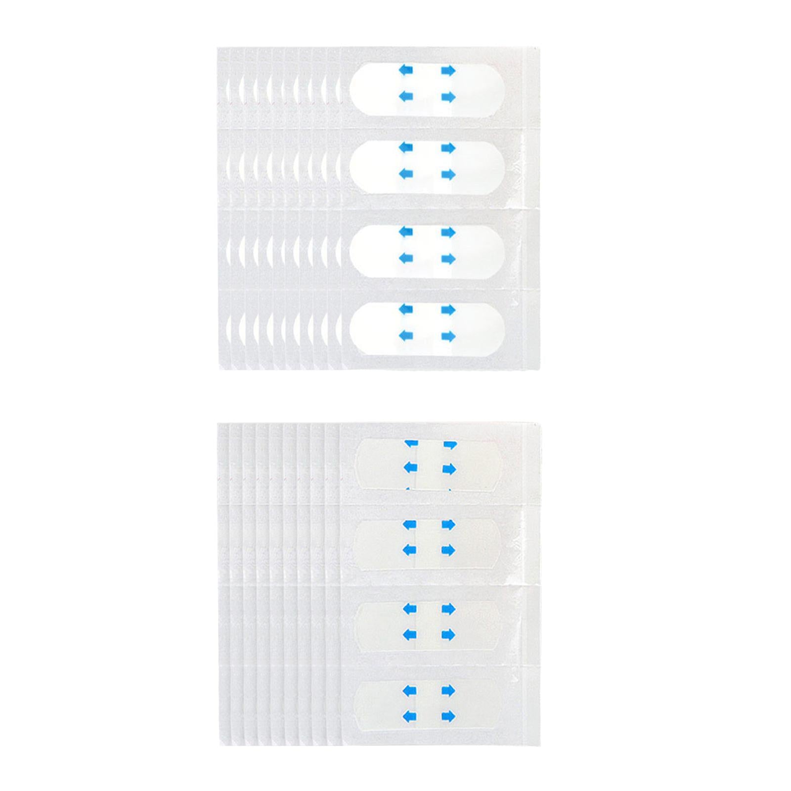 4x40 Pieces Face Lift Tape Invisible for Double Chin Jowls Thin Facelift Tapes Transparent 