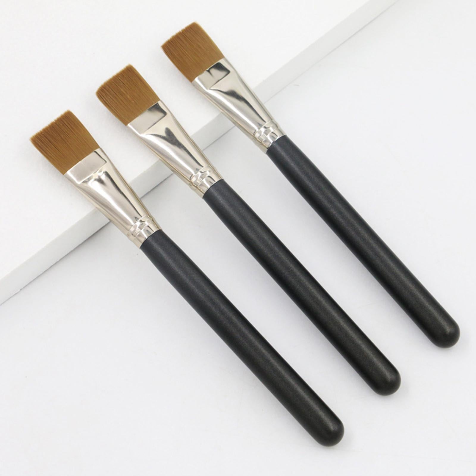 3xSquare Foundation Brush Flat Makeup Brush for Blending Liquid Cream Emulsion