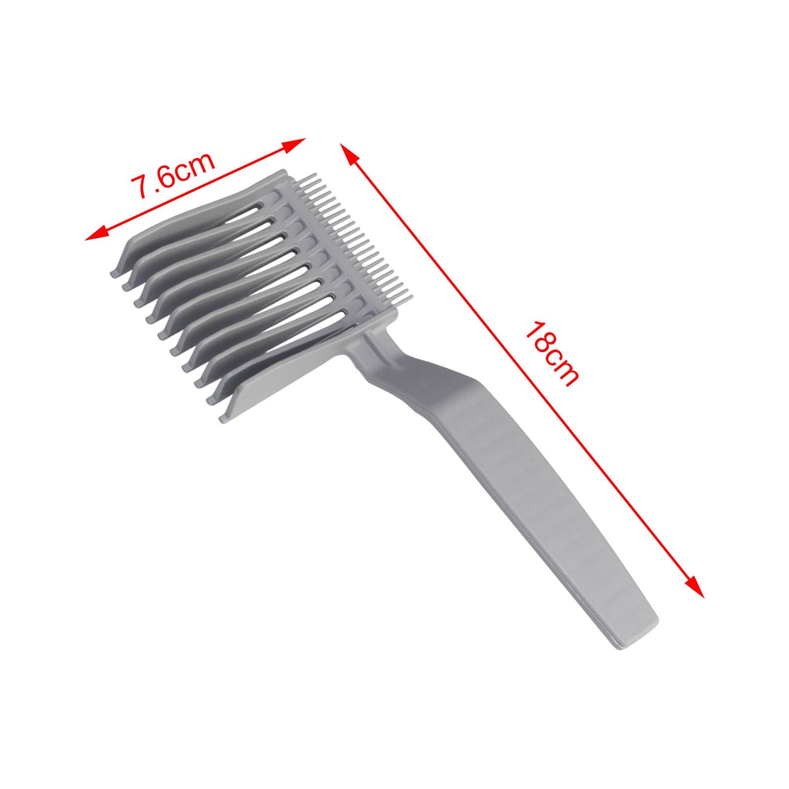 3xCurved Positioning Comb Heat Resistant Haircut Clipper Comb for Barber Shop