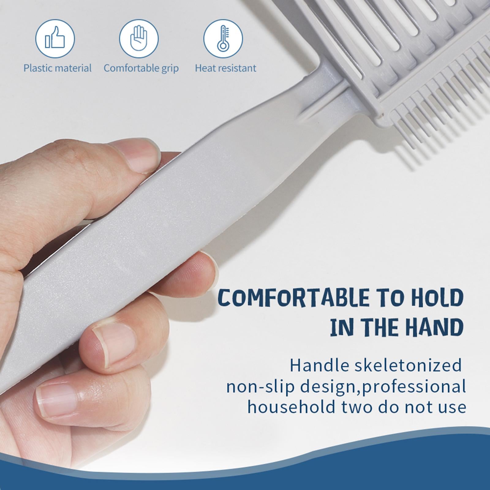 4xCurved Positioning Comb Heat Resistant Haircut Clipper Comb for Barber Shop