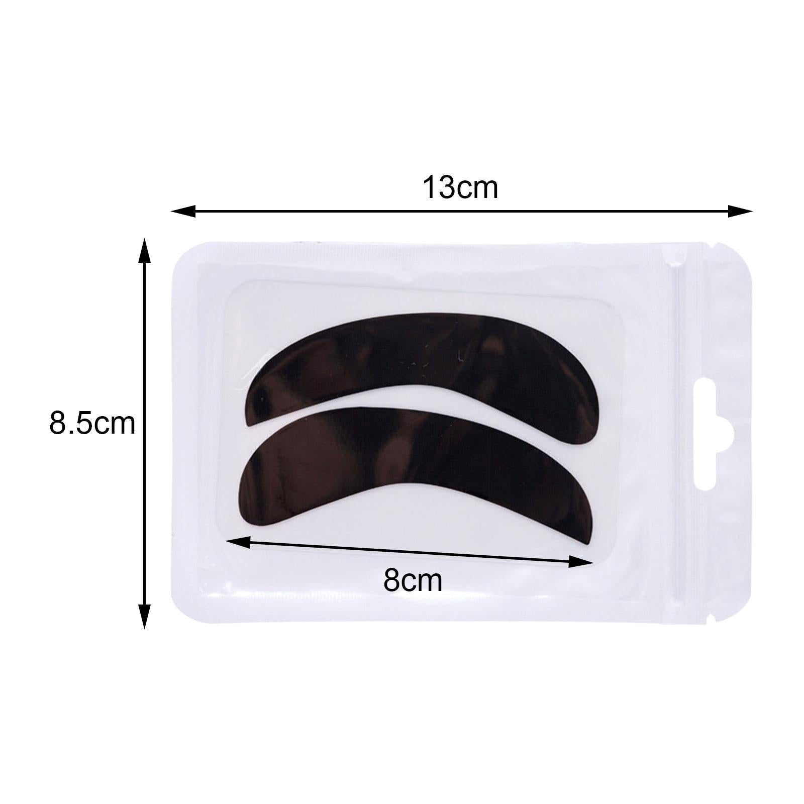 4xEyelash Lift Pads Lash Extension Makeup Tool for Salon Home Use Lash Curling Black