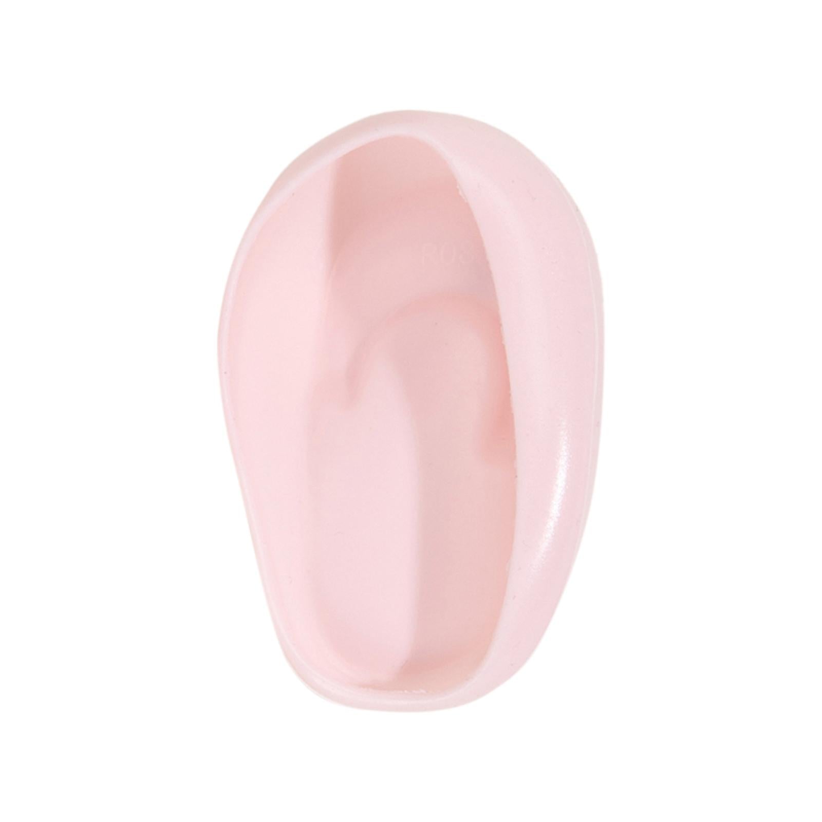 5x2x Silicone Ear Cover Protector Hair Dyeing Earmuffs for Home Use Hair Salon Pink
