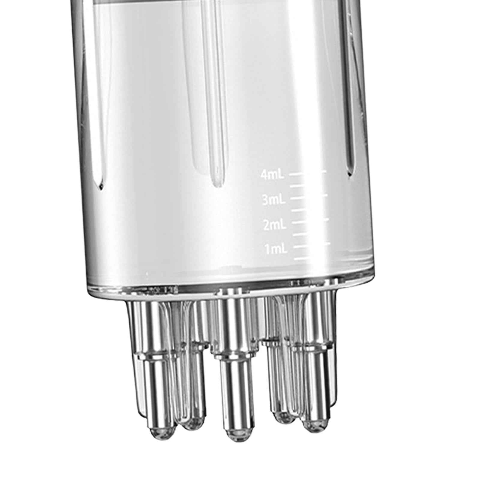 Scalp Applicator Comb Compact Hair Liquid Root Comb for Hair Groth Serum Oil 5 Pins with scale