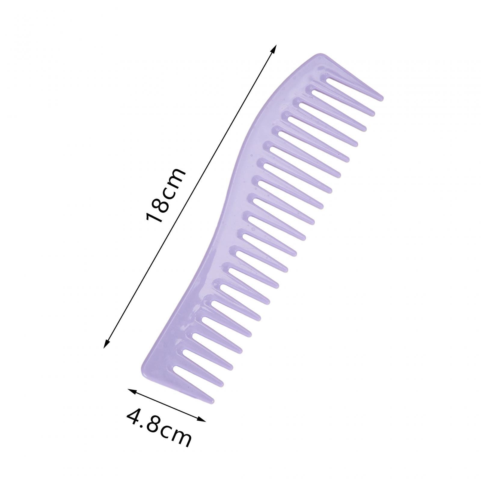 2xHair Detangling Comb Hair Combs for Long Wet Hair Curly Hair Wide Tooth Comb Purple