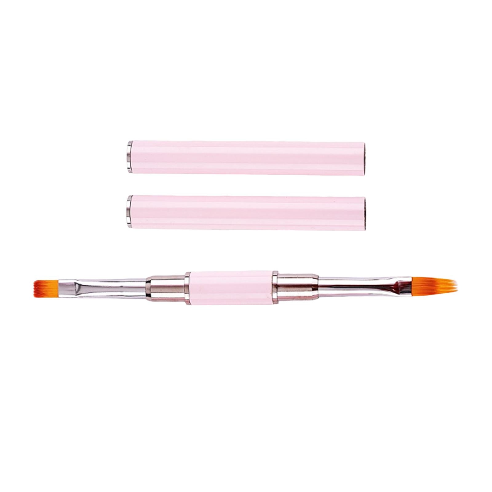 2xDouble Ended Nail Art Brushes for Delicate Coloring DIY at Home Thin Details Style D
