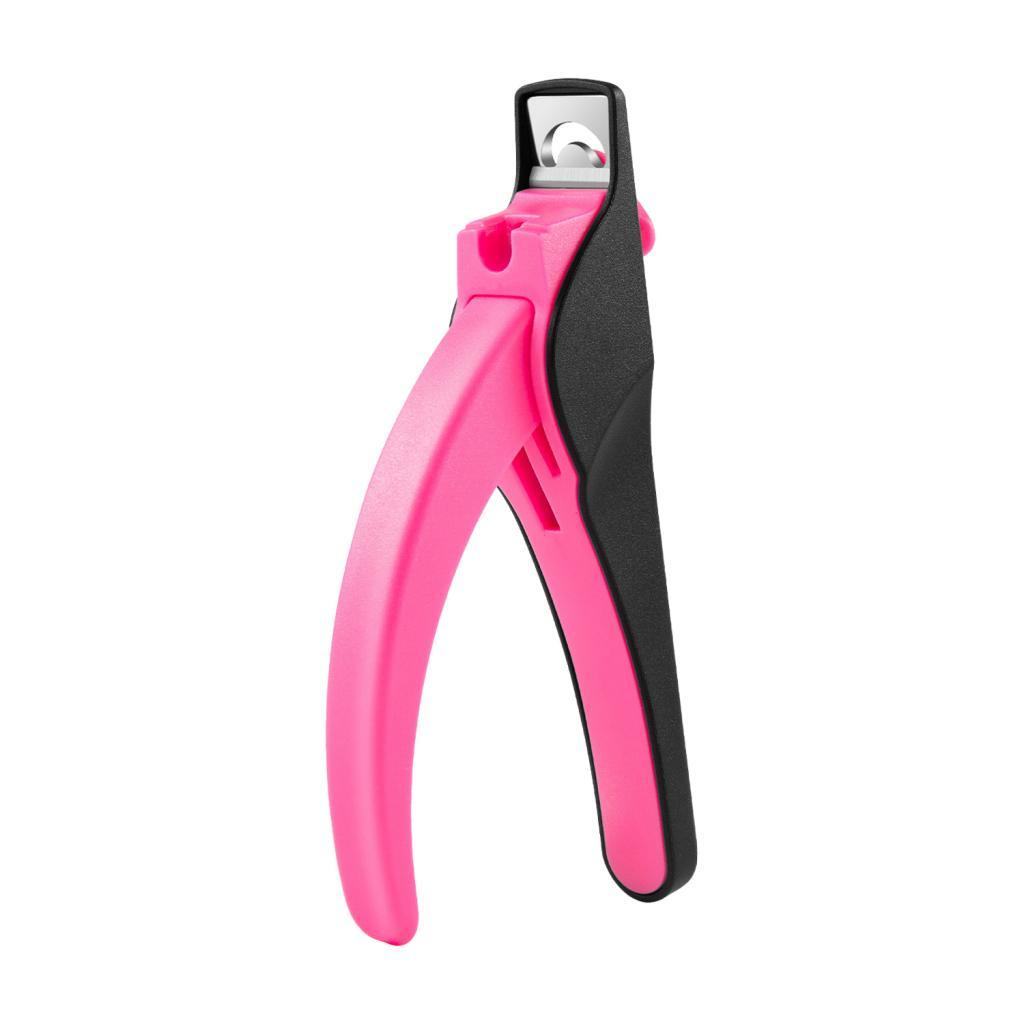 2xFalse Nail Tip Clipper Professional Manicure Tools for Beauty Nail Art Salon Black Red