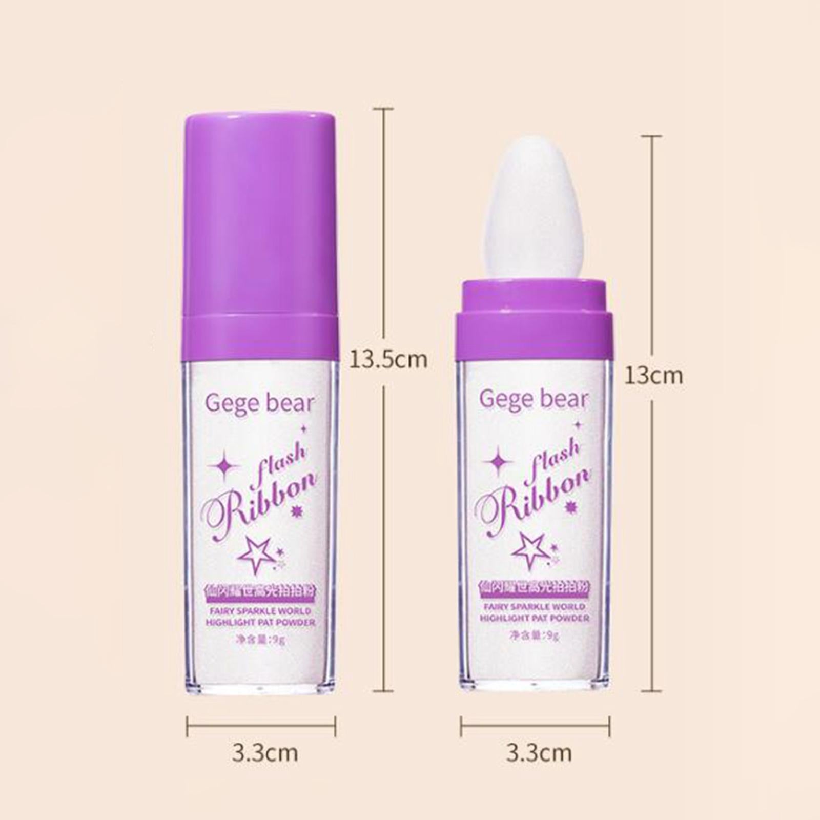 5xBrightener Stick Fairy Cosmetics Glow Smooth Body Glitter for Face Body white