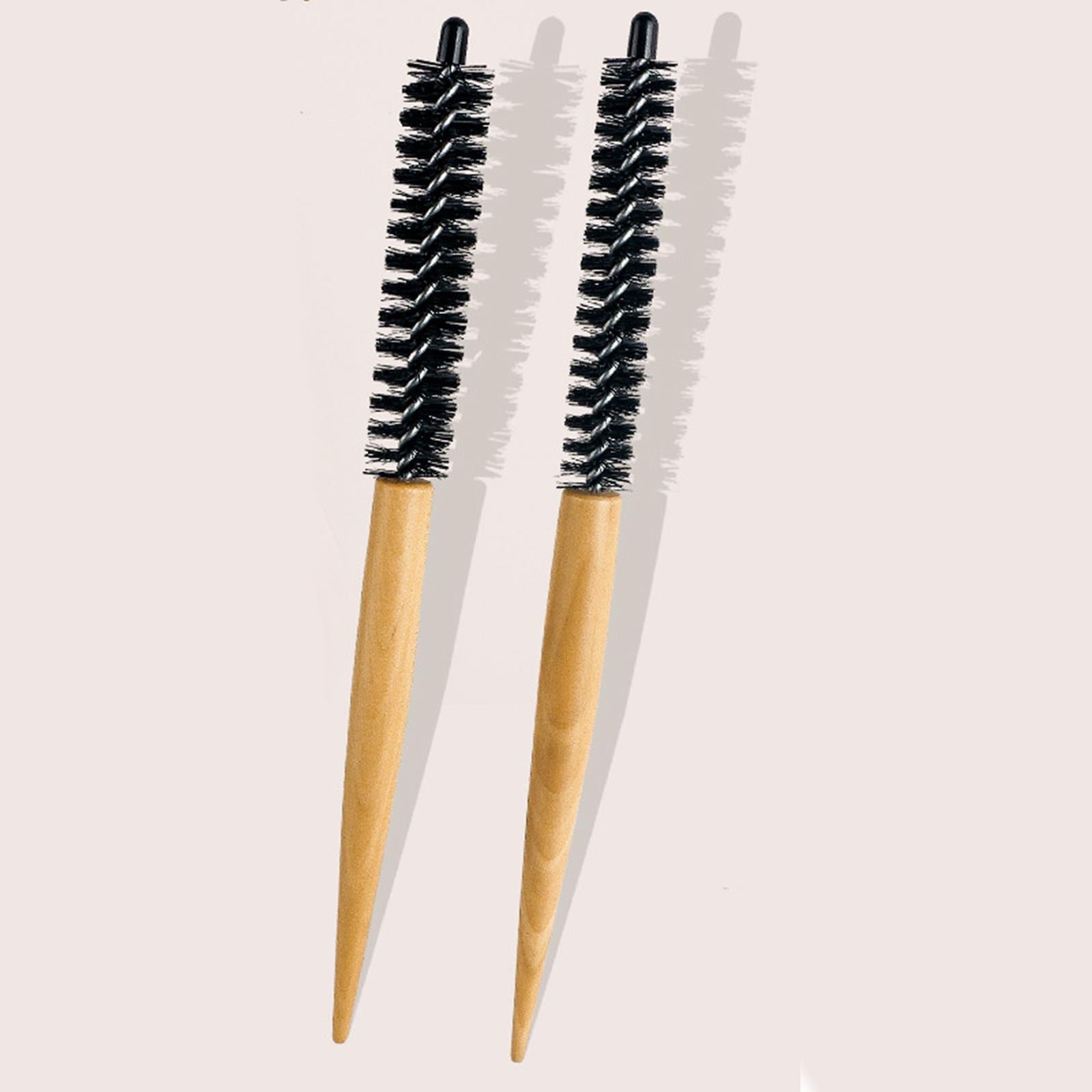 3xSmall Round Hair Brush Styling Hair Brush for Blow Drying Bangs Hair Styling 16mm