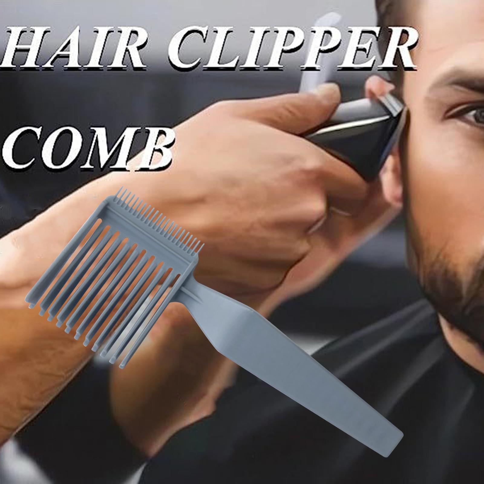 2xFlat Top Combs Grooming Flat Hair Cutting Comb for All Hair Types Salon Home