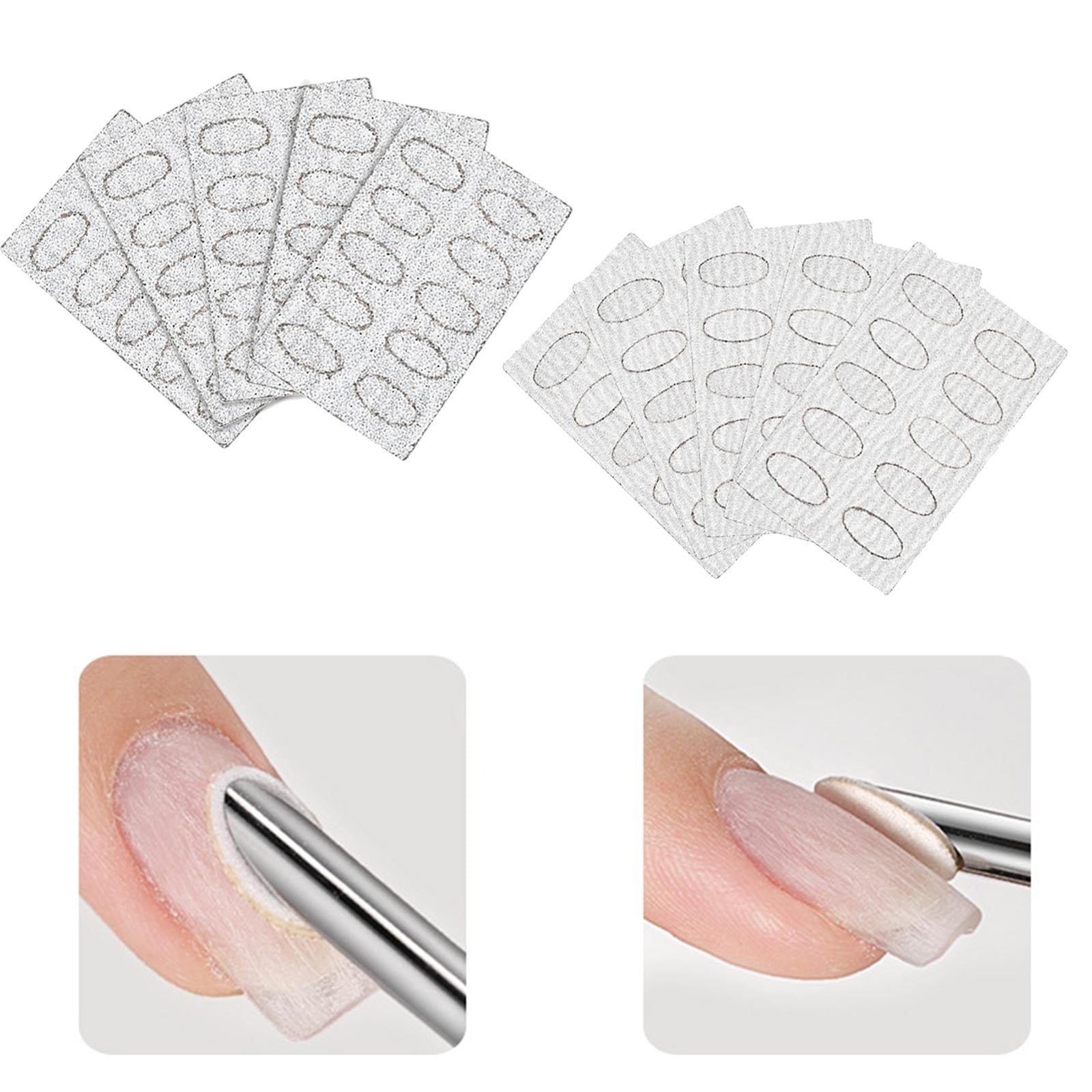 2x50Pcs Nail Pusher Replace Sanding Paper for Home SPA Salon Manicure Pedicure 100 Grit