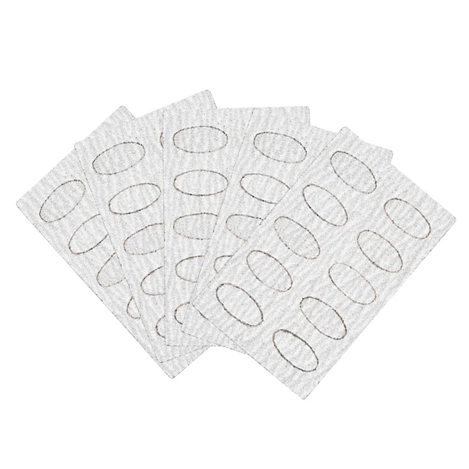3x50Pcs Nail Pusher Replace Sanding Paper for Home SPA Salon Manicure Pedicure 240 Grit