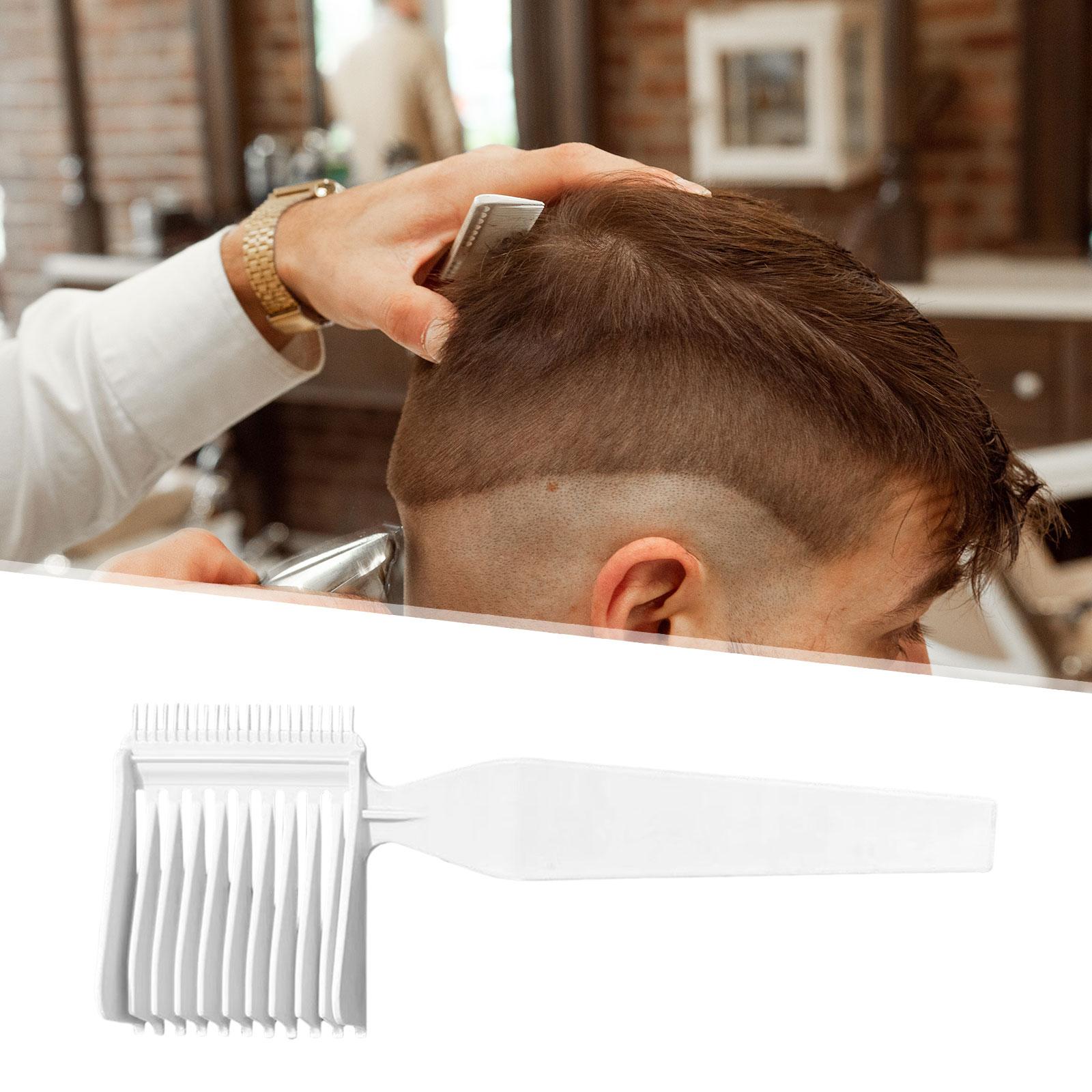 4xPositioning Comb Hair Comb Curved Positioning Comb for Salon Barber Stylists