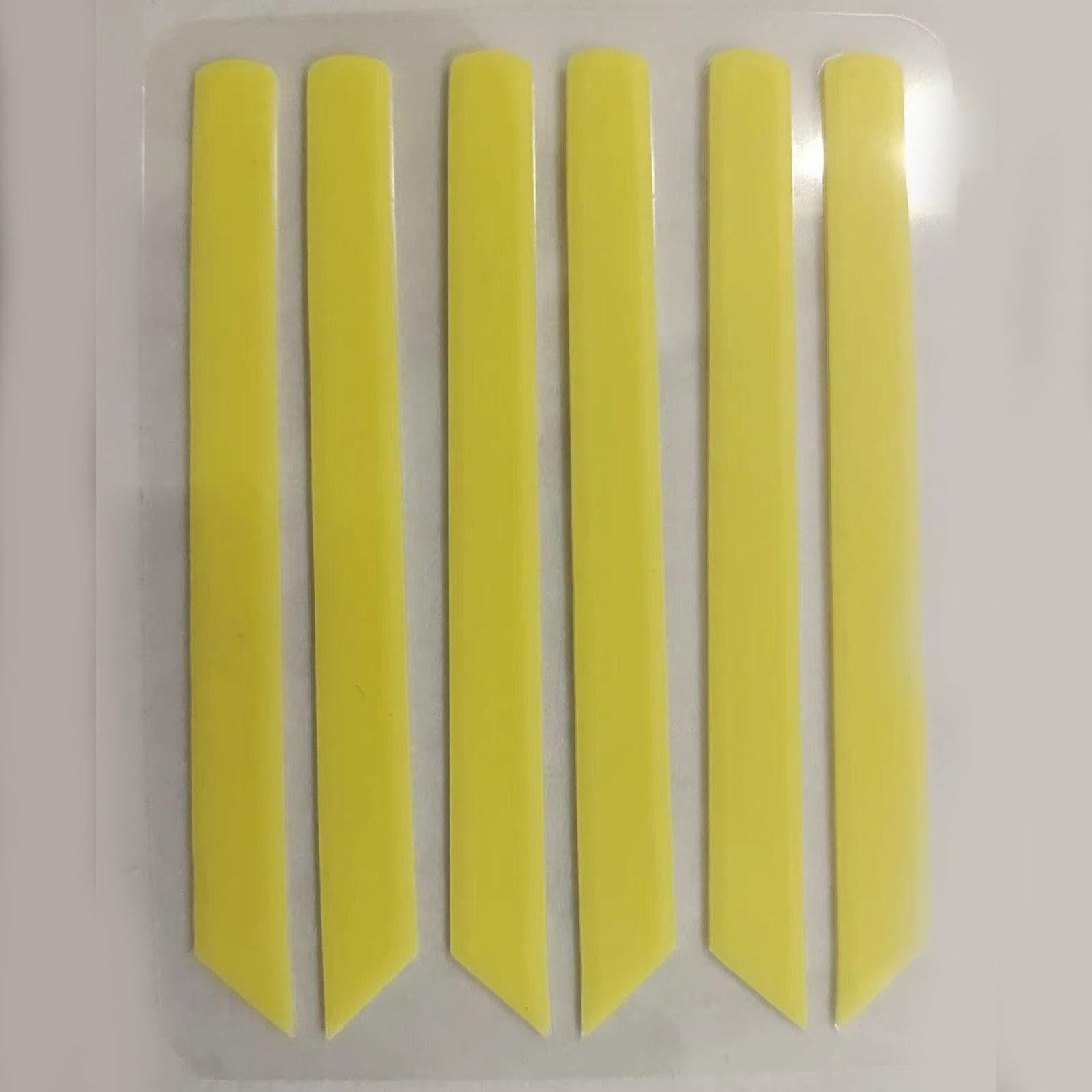 2x6x Eyelash Lifting Silicone Pads Lifting Silicone Pads Stripe for Mom Female Yellow