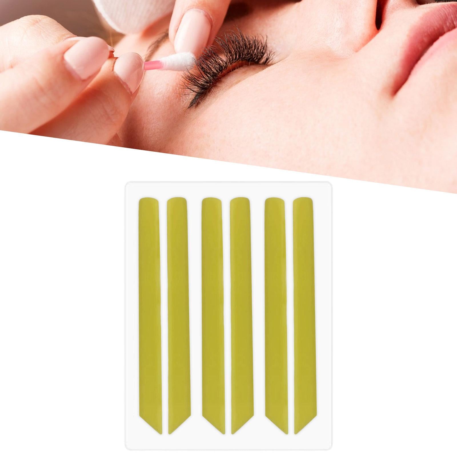 5x6x Eyelash Lifting Silicone Pads Lifting Silicone Pads Stripe for Mom Female Yellow