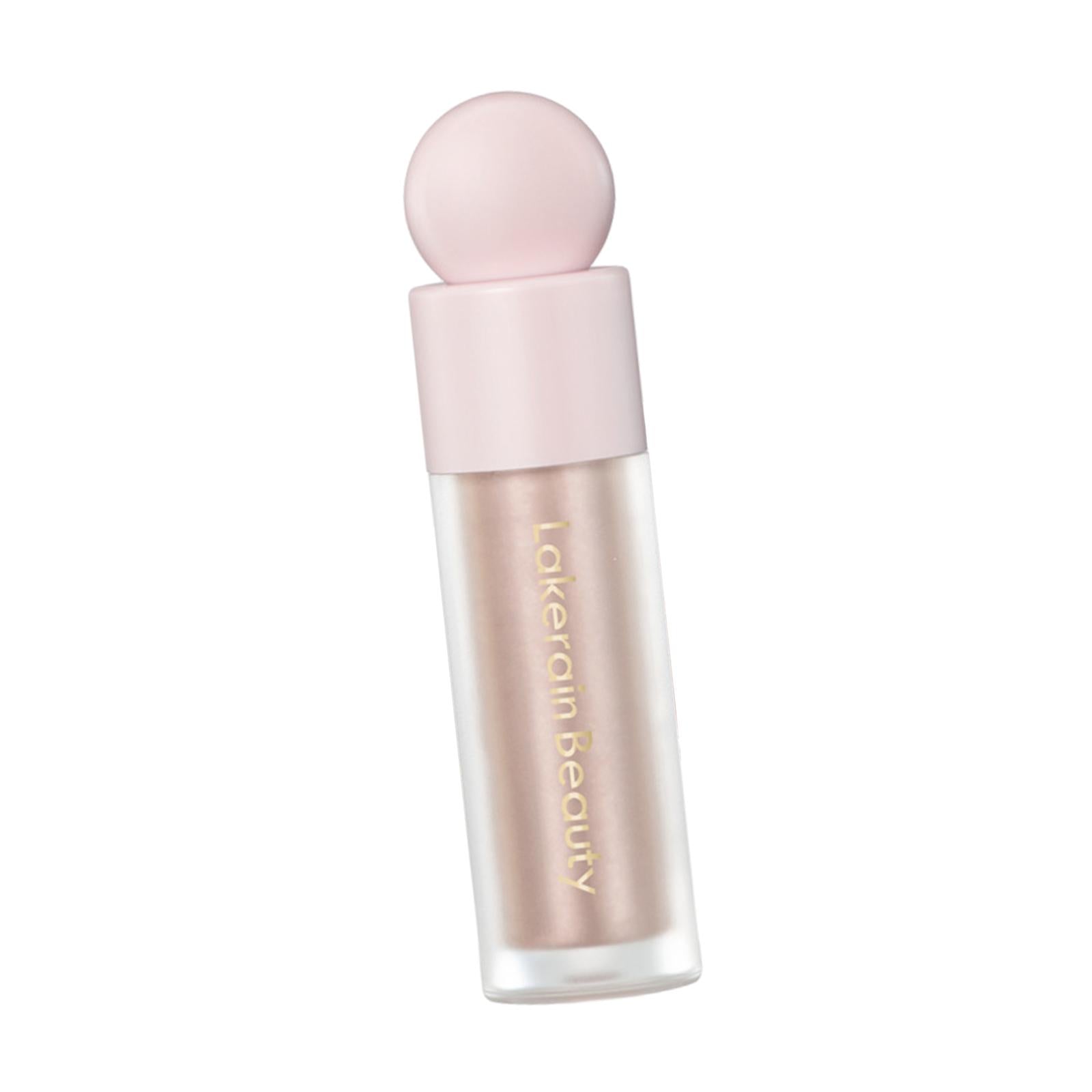 4xMakeup Liquid Highlighter Makeup Stick Luminous Lotion for Travel Home Party Rose Gold