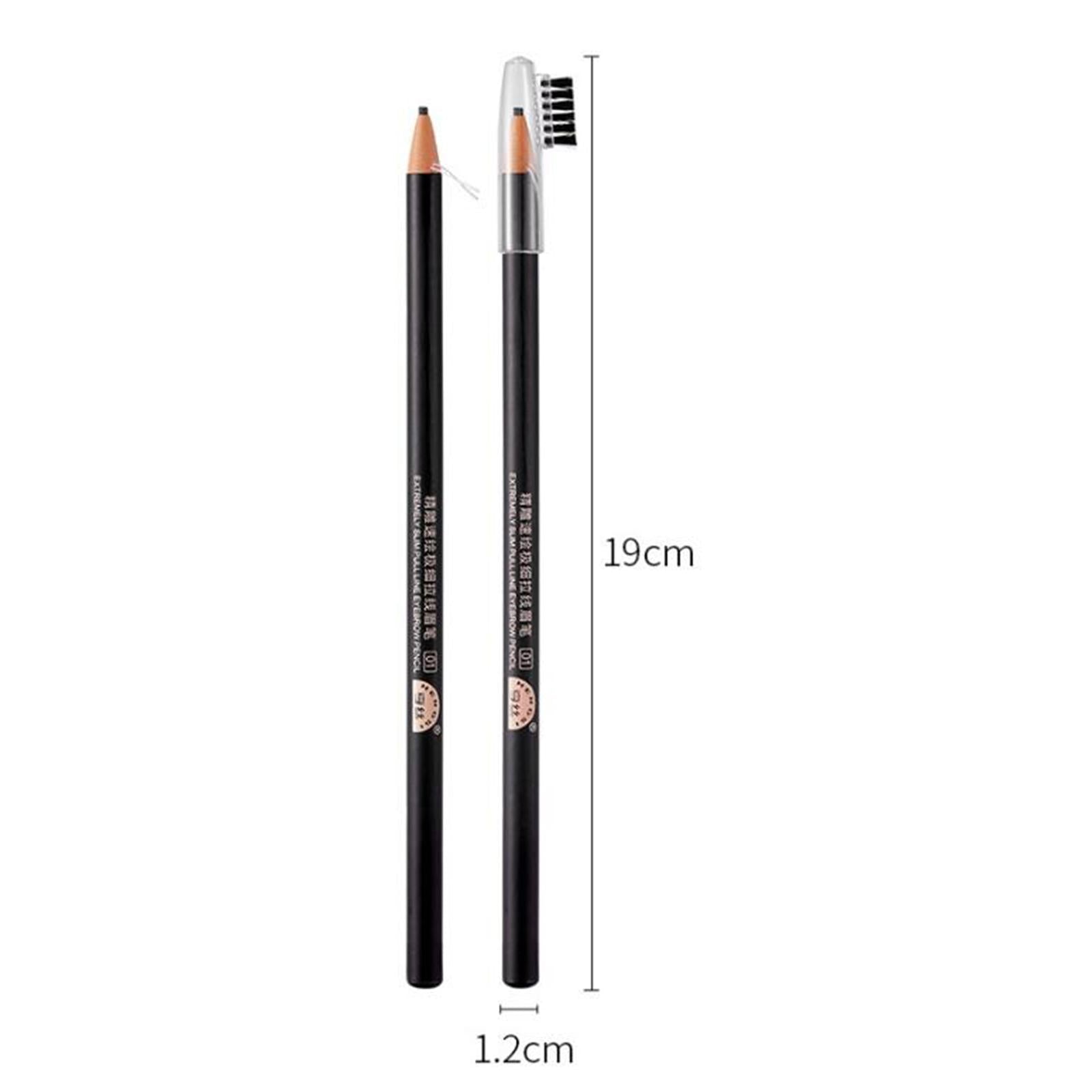 3xEyebrow Pencil with Brush Makeup Brow Definer for Friends Couples Girlfriend