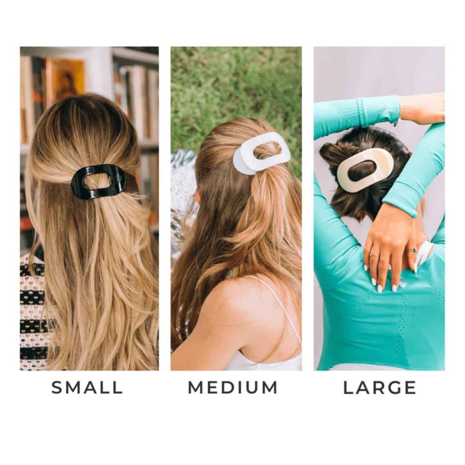 Flat Round Hairpin for Women Decorative Korean Bridal Barrettes Hair Hairpin white
